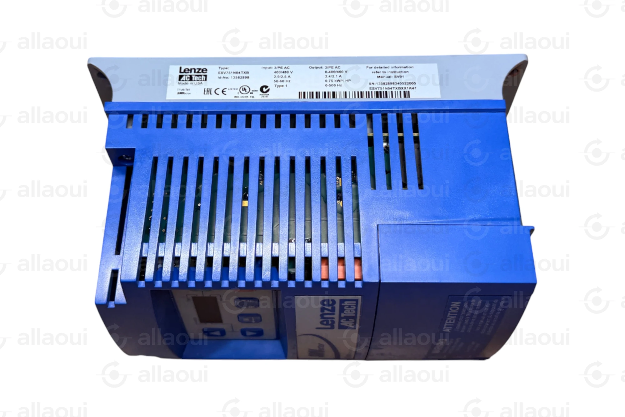 Lenze Frequency Inverter SMV 1 HP 400-480V 3-phase ESV751N04TXB