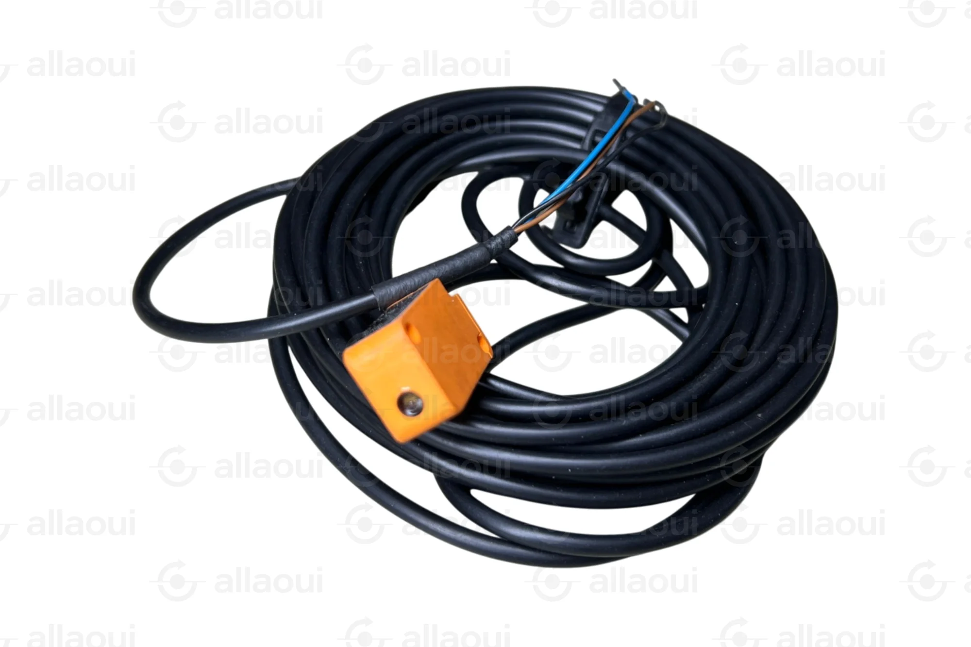 IFM Electronic Inductive Sensor 27.8mm Rectangular 2mm Sensing Distance IP67 NPN DC 6m Cable IS5008