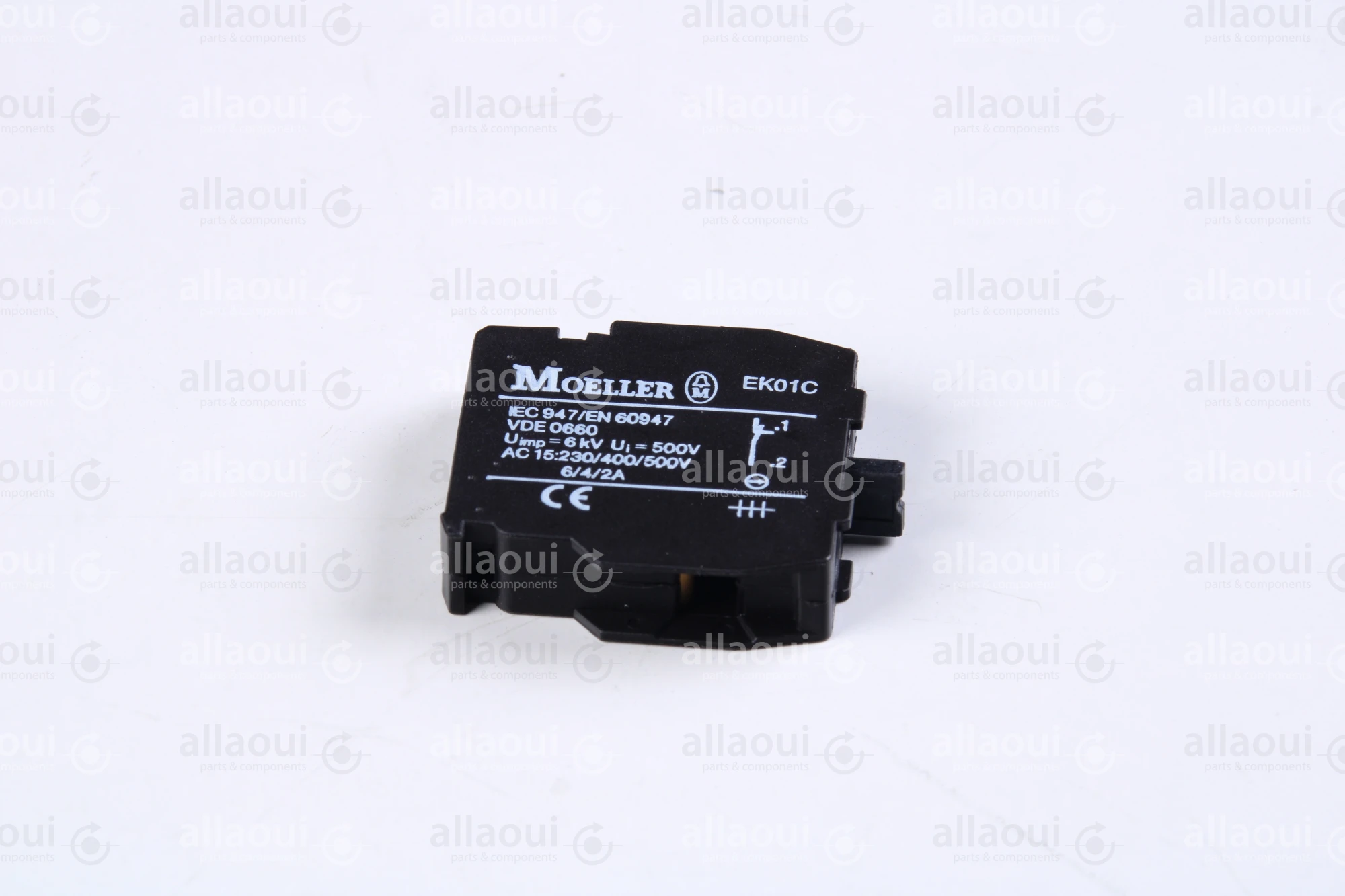 Moeller Contact element 10A 600V AC/1A 250V DC NC IEC947/EN60947 Moeller Contact element 10A 600V AC/1A 250V DC NC IEC947/EN60947