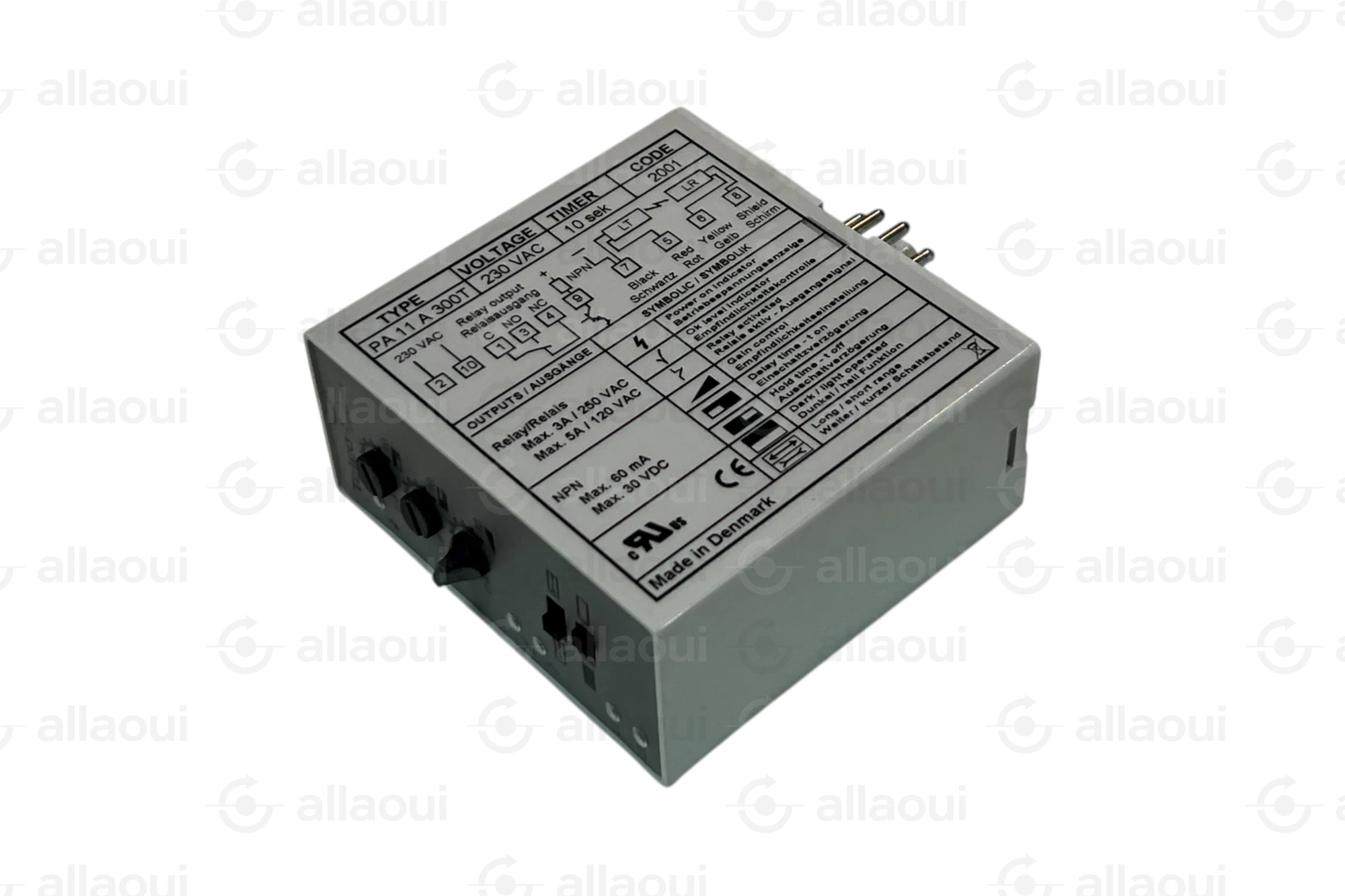Telco Amplifier PA11A300T 230VAC Relay NPN Delay PA11A300T