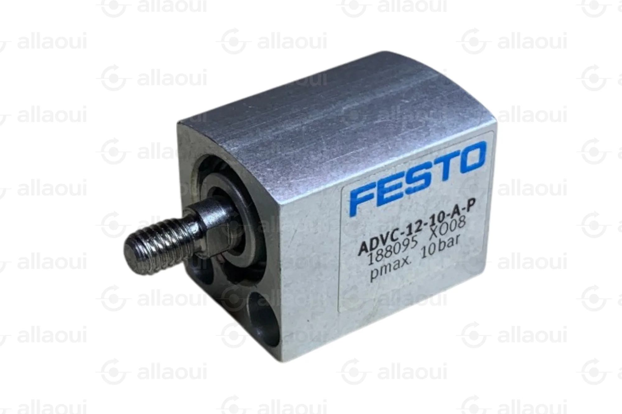 Festo Compact Pneumatic Cylinder 12mm Bore 10mm Stroke Single Acting AEVC-12-10-A-P