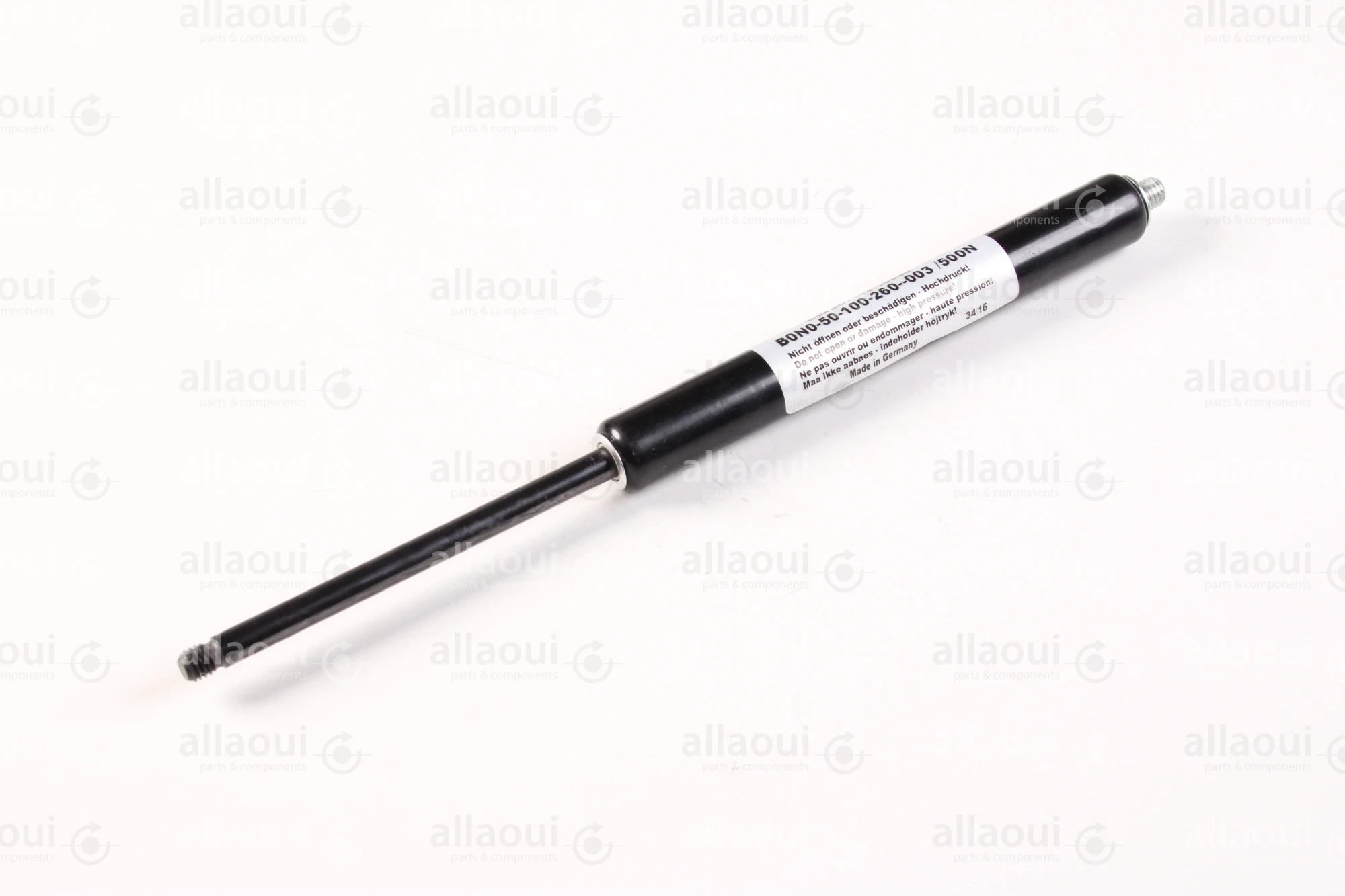 A/S H. Sindby & Co Gas Spring B0N0-50-100-260--003/500N A/S H. Sindby & Co Gas Spring B0N0-50-100-260--003/500N
