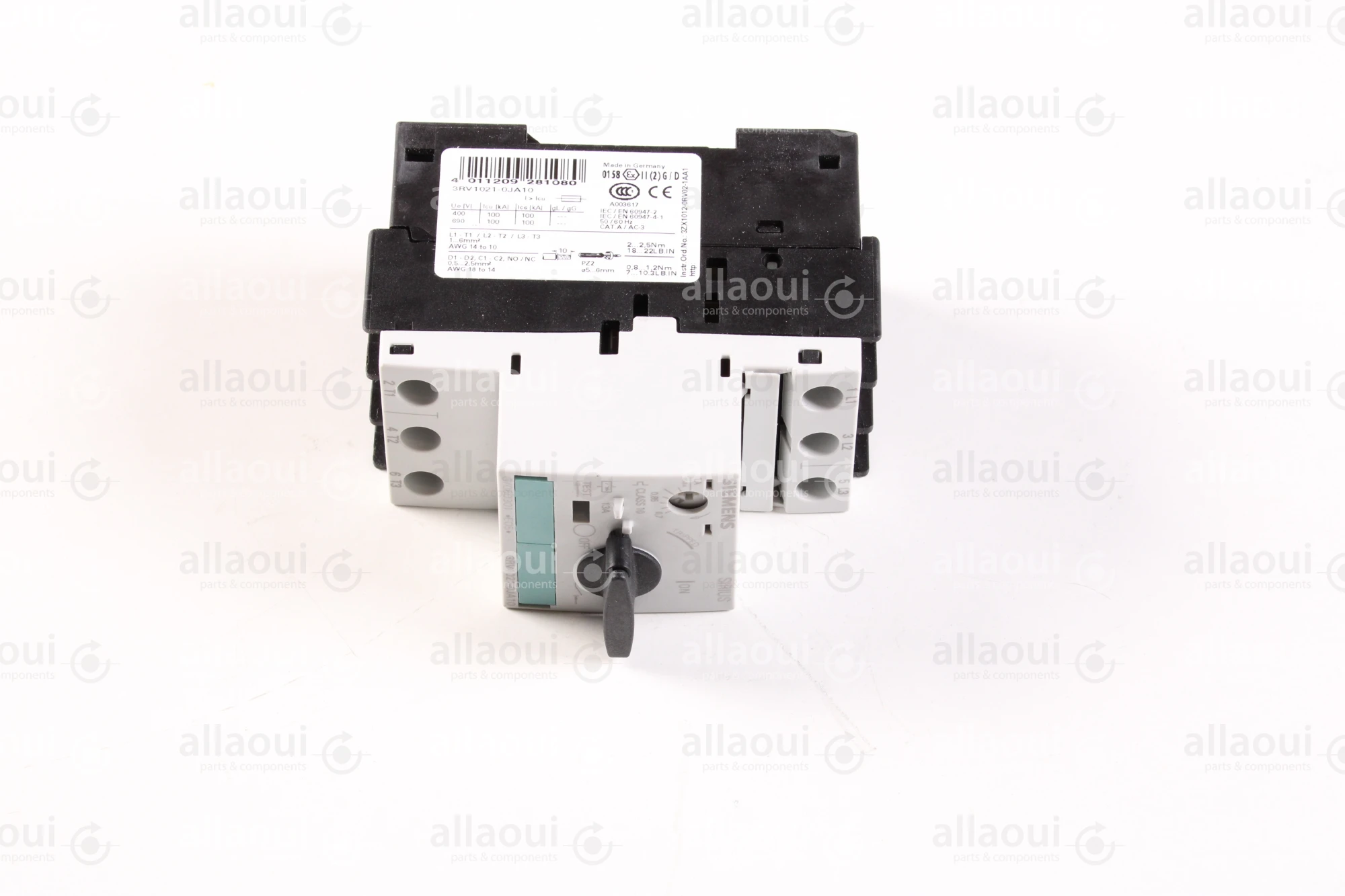 Siemens Circuit Breaker 3RV1021-0JA10 Siemens Circuit Breaker 3RV1021-0JA10