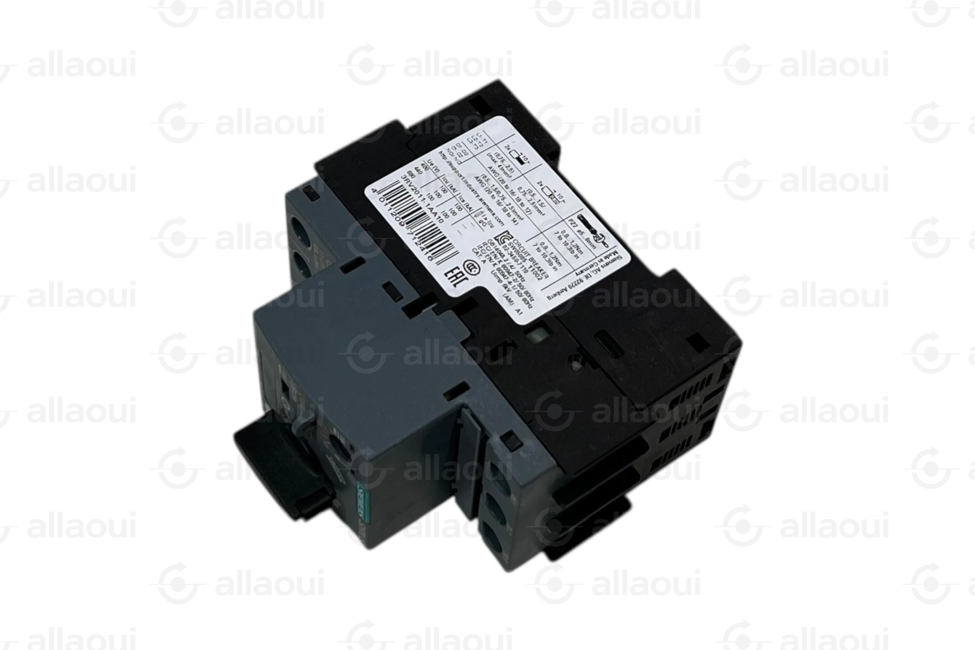 Siemens Motor Protection Circuit Breaker 1.1-1.6A S00 3RV2011-1AA10