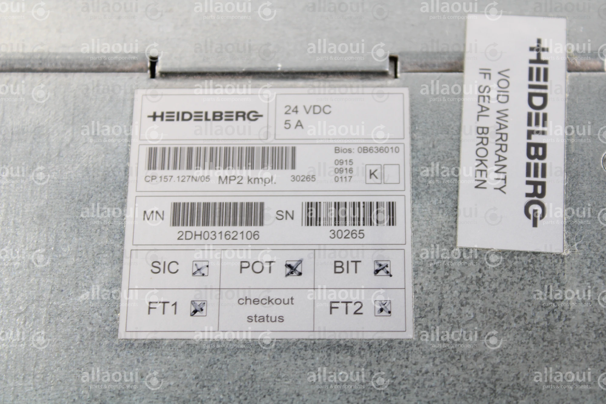 Heidelberg InPress Sheetfed Control CP.157.127N/05 Heidelberg InPress Sheetfed Control CP.157.127N/05