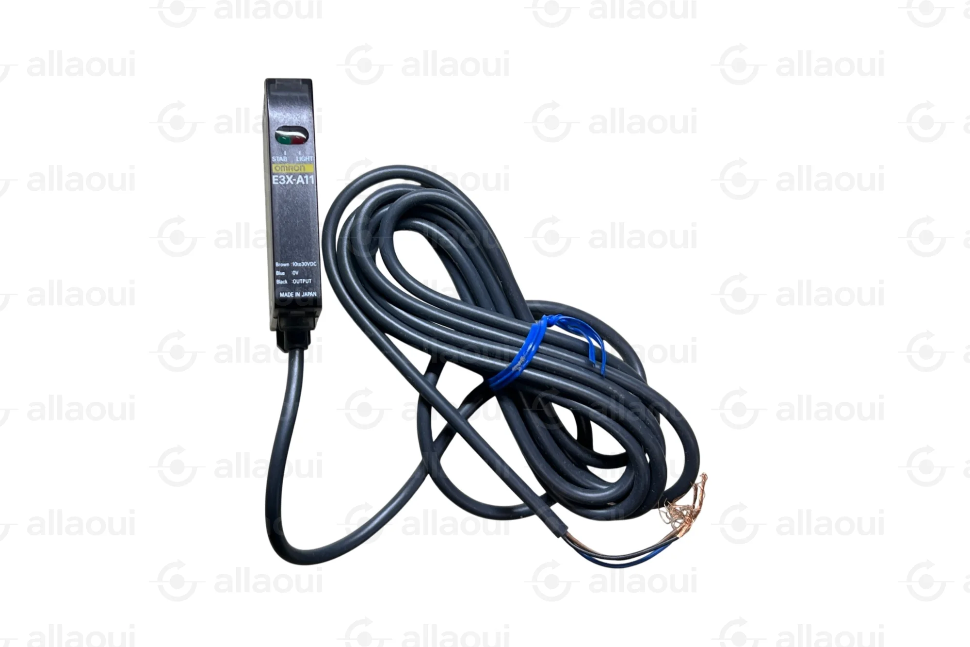 Omron Omron E3X-A11 Fiber-Optic Photoelectric Sensor Red LED NPN Output E3X-A11