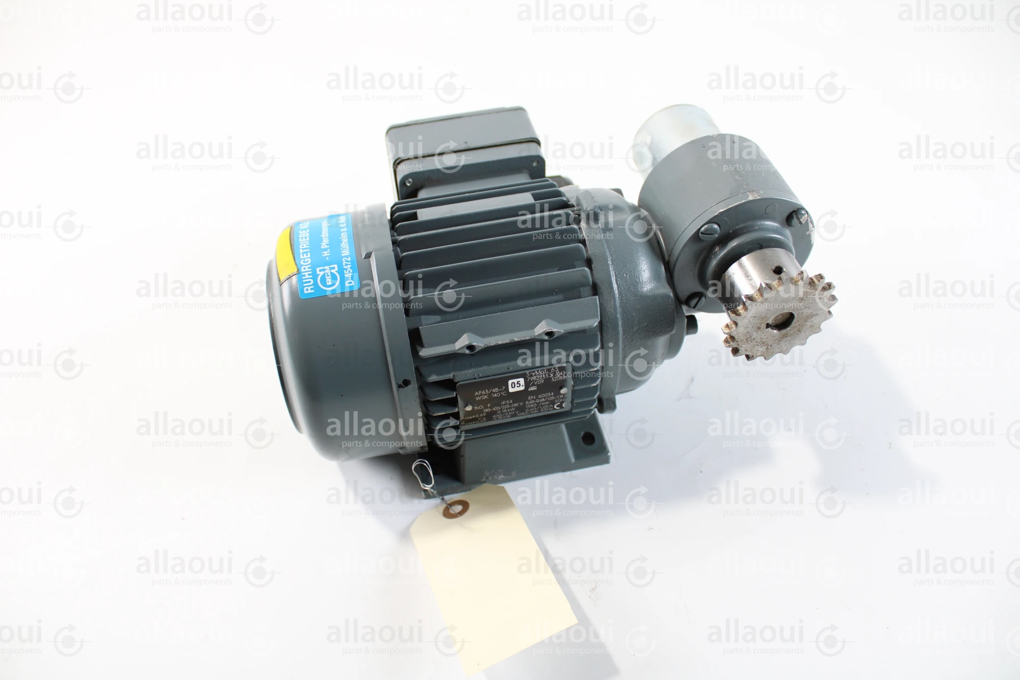 Siemens Gear Motor AF63/4B-7 Siemens AF63/4B-7 Gear Motor
