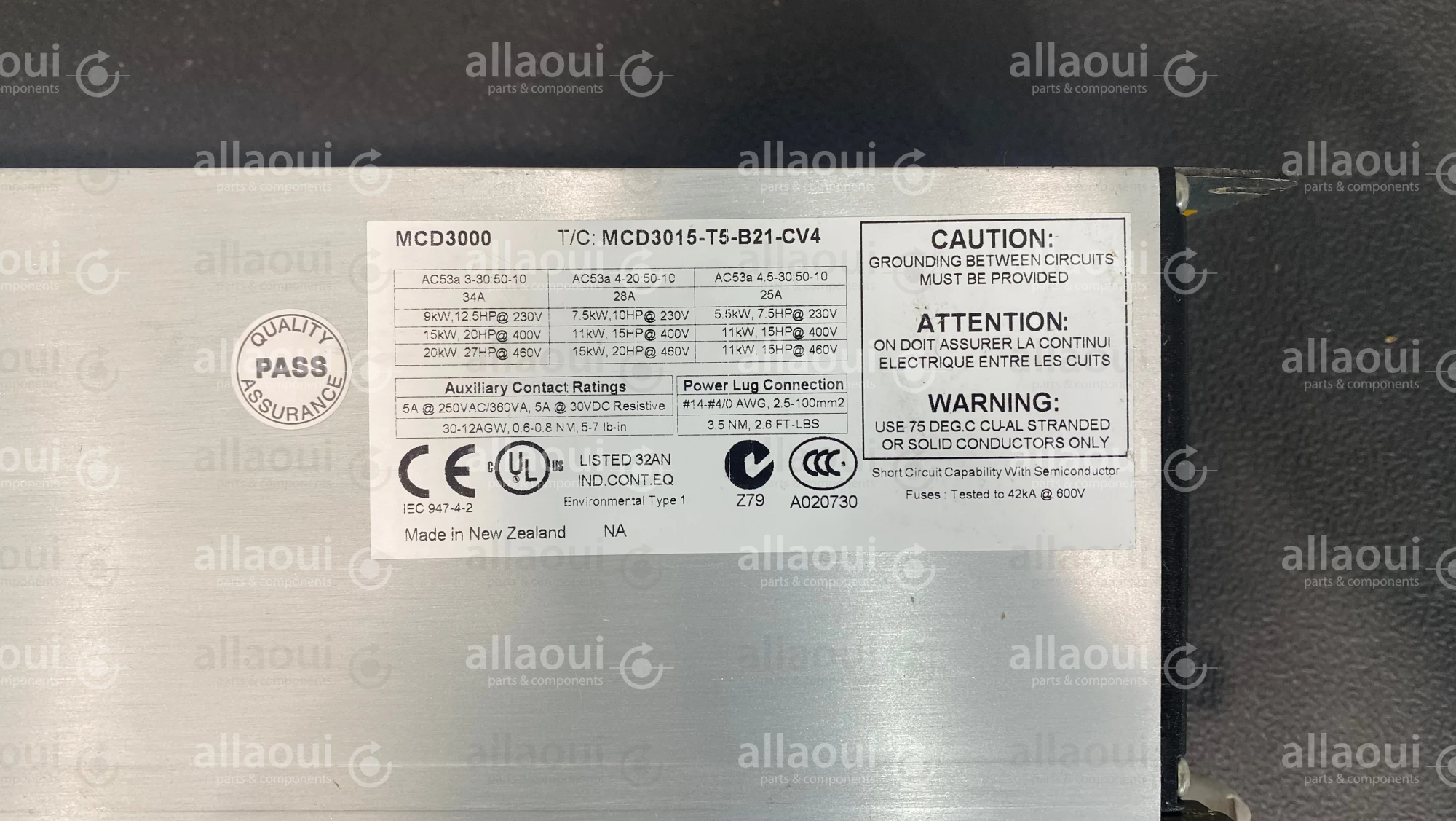 Danfoss Softstarter MCD3000 MCD3015-T5-B21-CV4 Danfoss Softstarter MCD3000 MCD3015-T5-B21-CV4