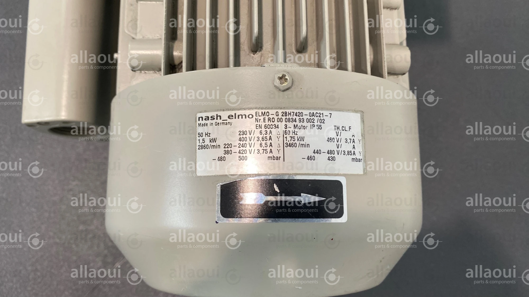 Rietschle Vacuum Pump G 200 2BH1603-7AH26-Z Rietschle Vacuum Pump G 200 2BH1603-7AH26-Z