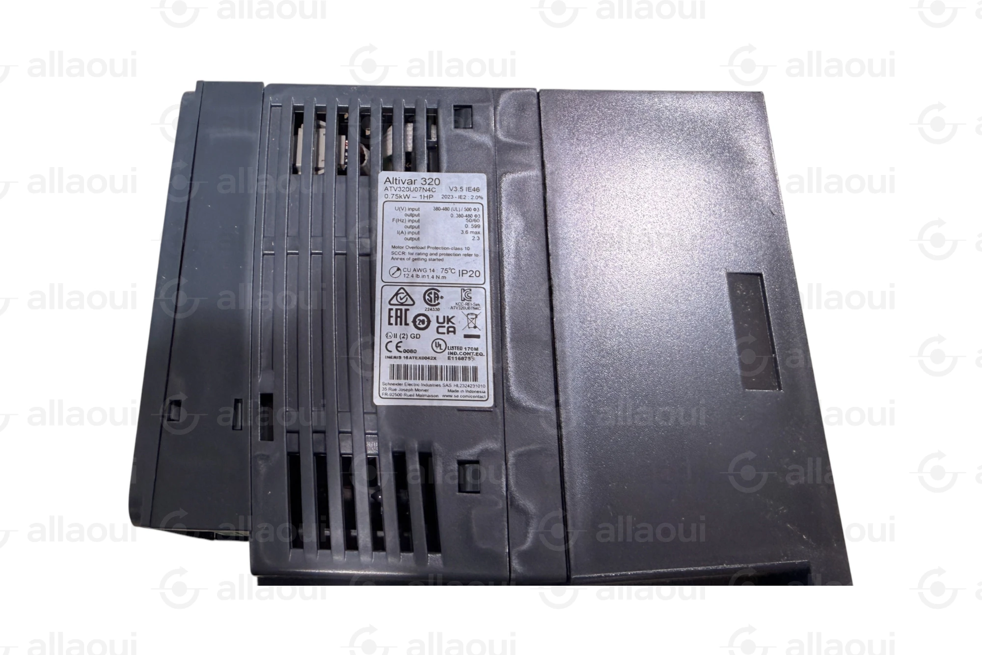 Schneider Electric Variable Speed Drive Altivar Machine ATV320 0.75kW 380-500V 3 Phases Compact ATV320U07N4C Schneider Electric Variable Speed Drive Altivar Machine ATV320 0.75kW 380-500V 3 Phases Compact ATV320U07N4C