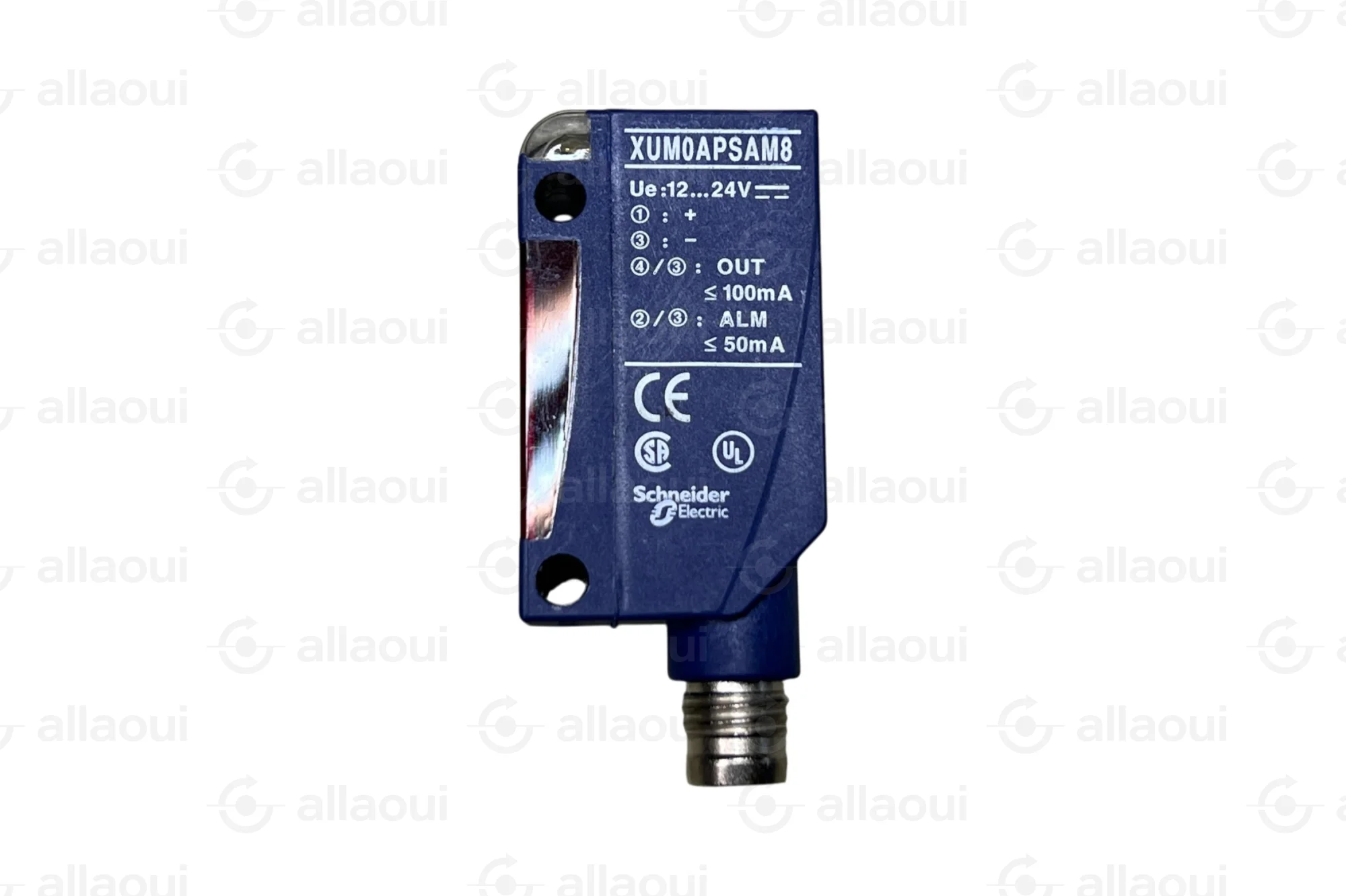Schneider Electric Photoelectric Sensor XUM Sn 0 to 10 m PNP M8 Connector XUMOAPSAM8