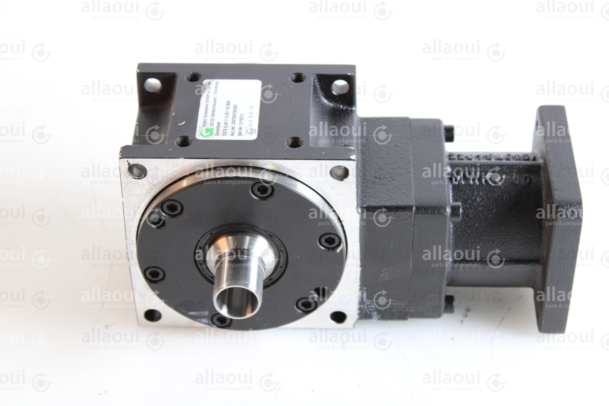 Nidec Graessner GmbH & CO. KG Servo Right-angle Gearbox 22075A700265 Nidec Graessner GmbH & CO. KG Servo Right-angle Gearbox 22075A700265