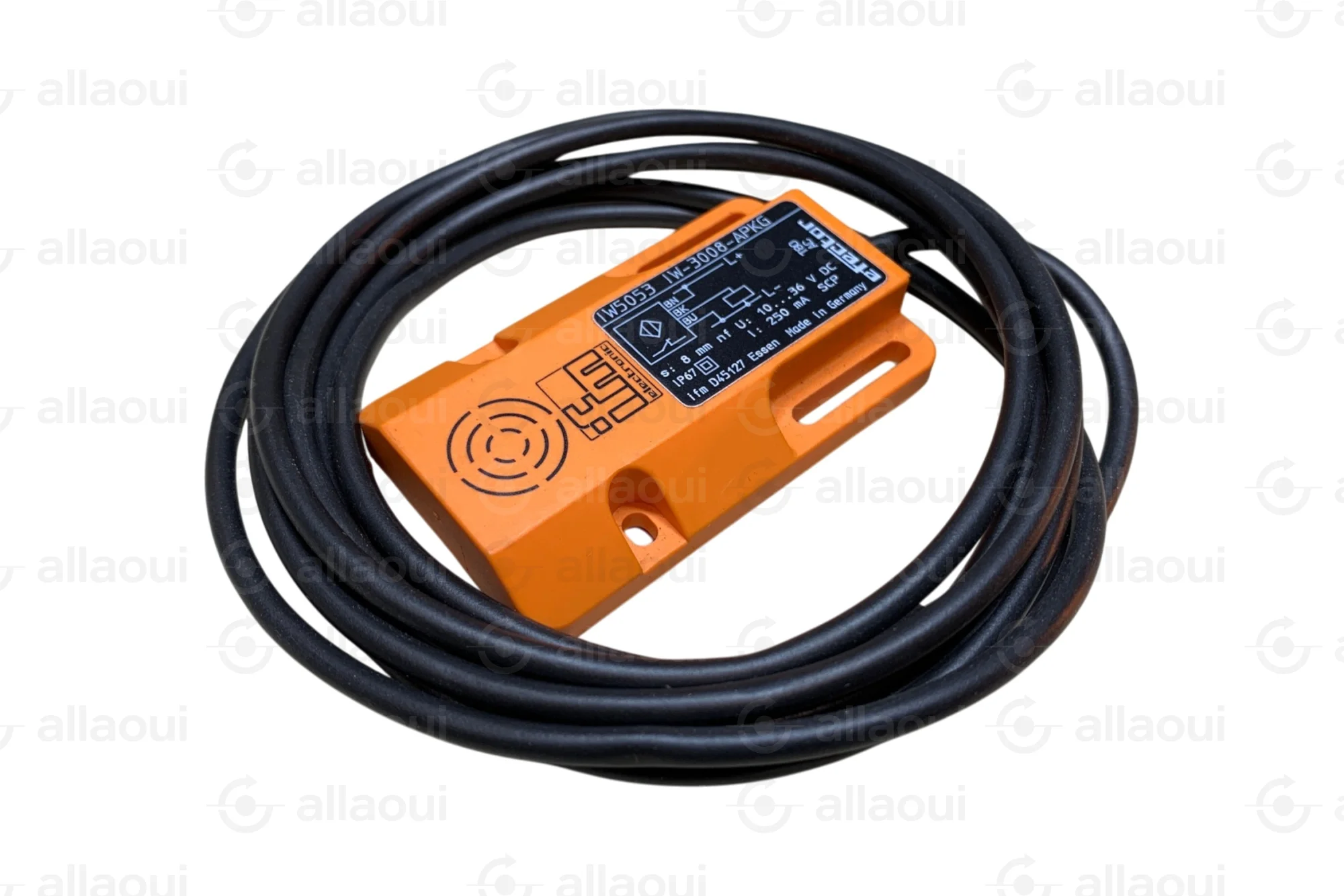 IFM Electronic Inductive Proximity Sensor Rectangular 8mm IP67 36V DC PNP IW5053 IFM Electronic Inductive Proximity Sensor Rectangular 8mm IP67 36V DC PNP IW5053