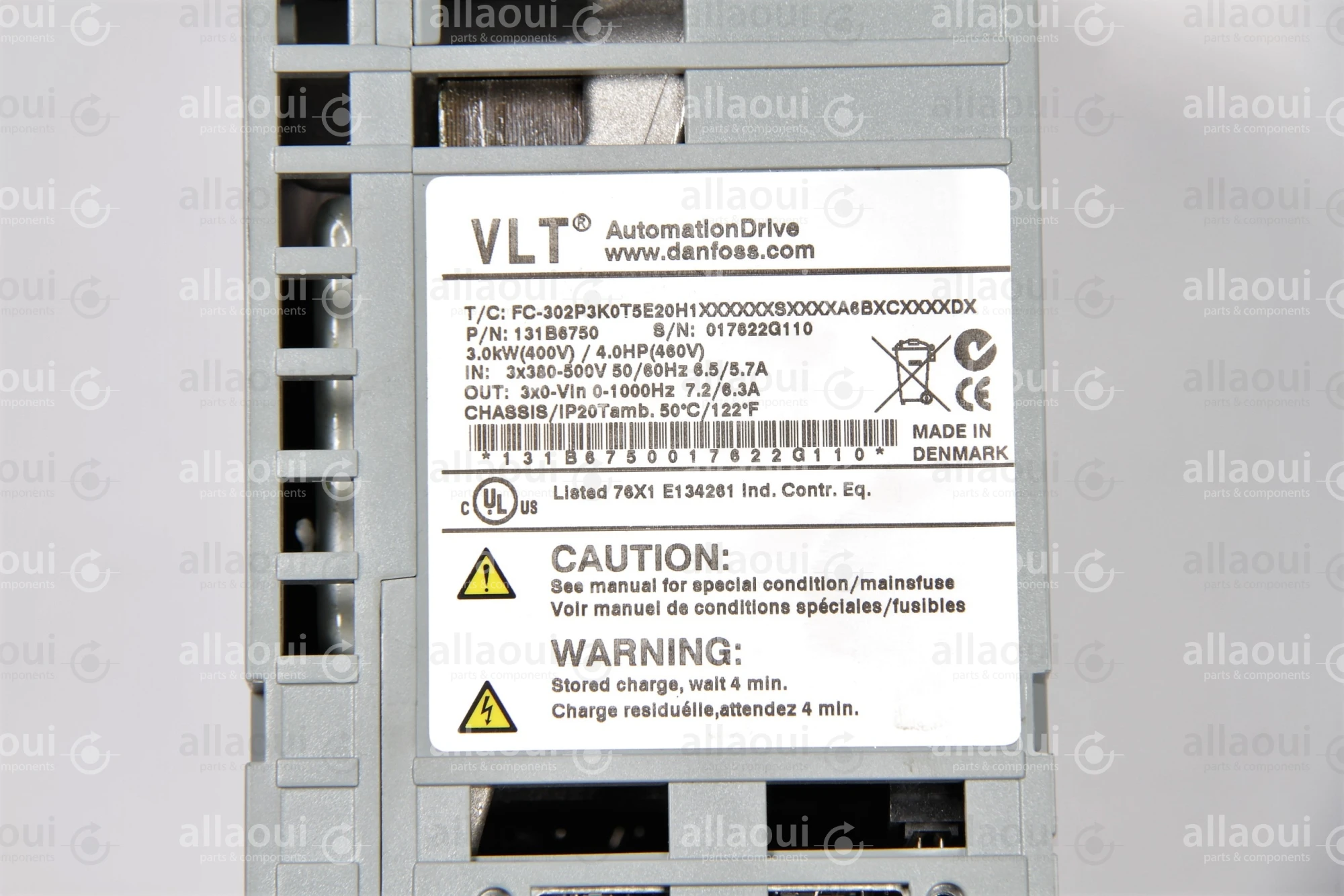Danfoss VLT AutomationDrive FC-302 FC-302P3K0T5E20H1 Danfoss VLT AutomationDrive FC-302 FC-302P3K0T5E20H1