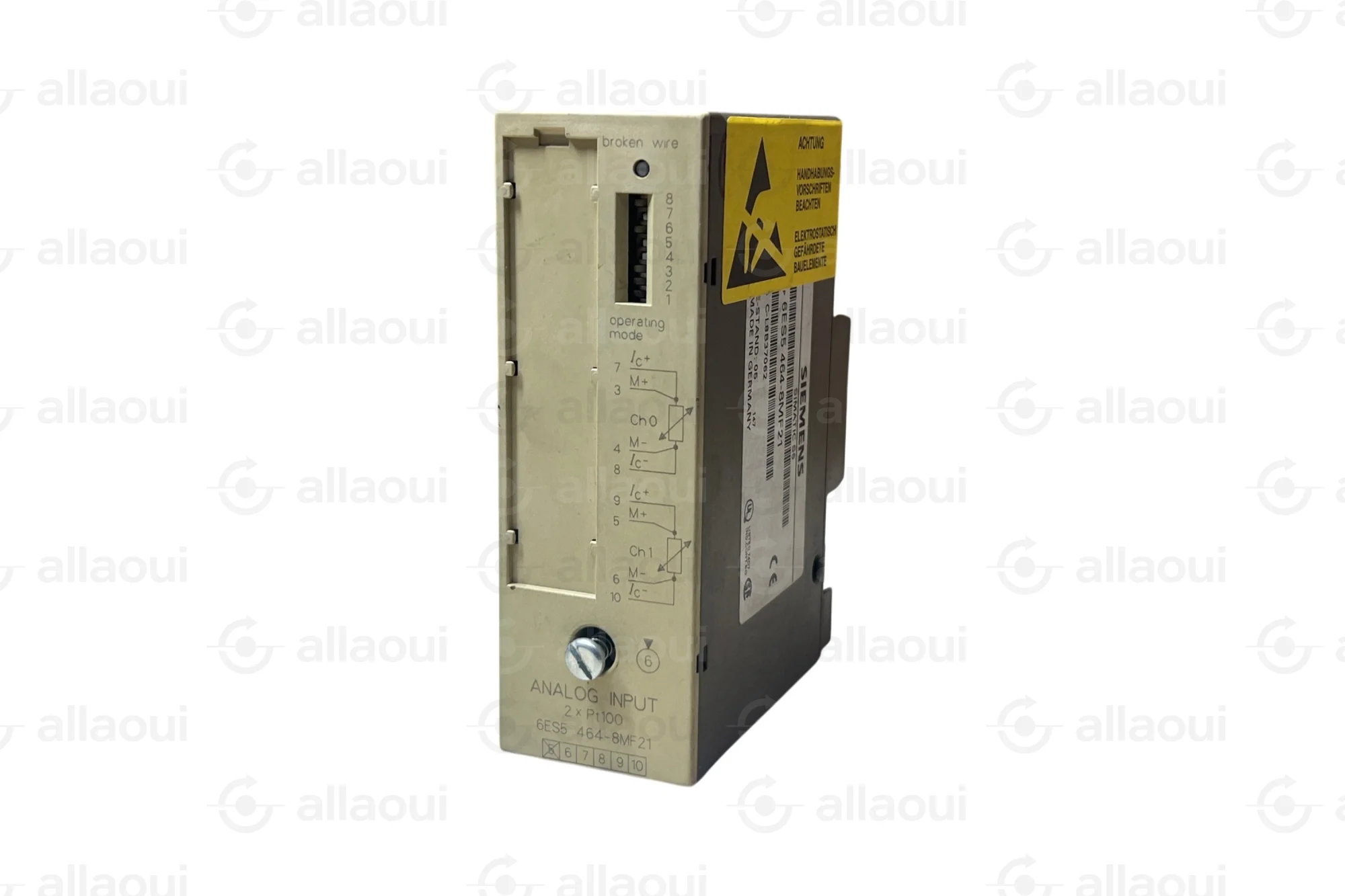 Siemens Siemens Simatic S5 Analog Input Module 2x PT100 6ES5 464-8MF21 Siemens Siemens Simatic S5 Analog Input Module 2x PT100 6ES5 464-8MF21