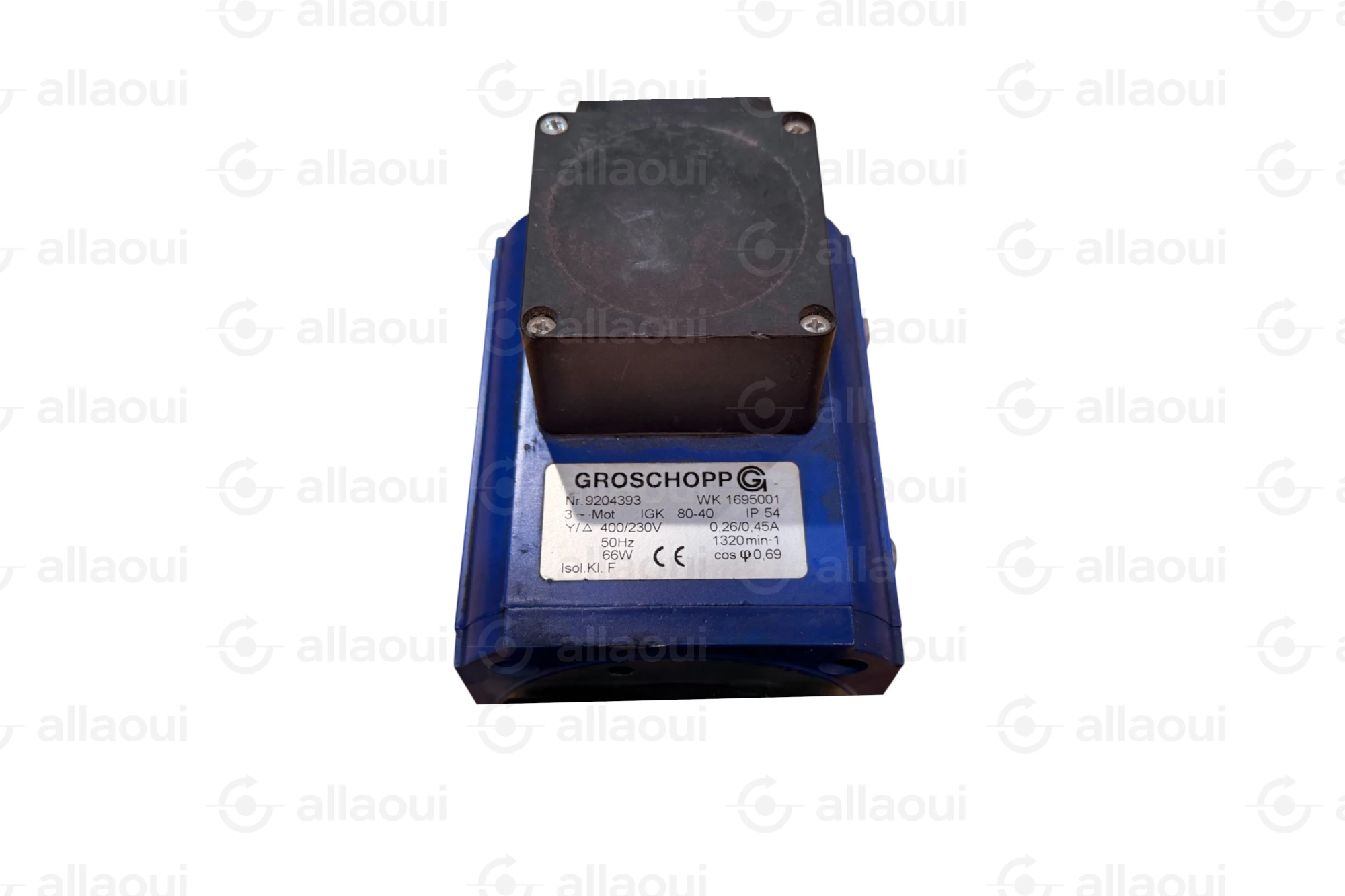 Groschopp Gear Motor 66W 1320-1620RPM 230/400V IP65 Wk1695001