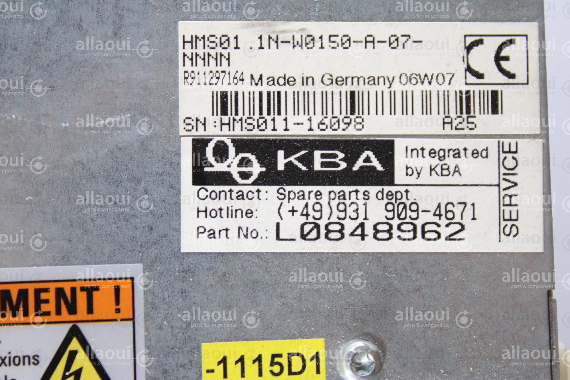 Bosch Rexroth IndraDrive HMS01.1N-W0150-A-07-NNNN Bosch Rexroth IndraDrive HMS01.1N-W0150-A-07-NNNN