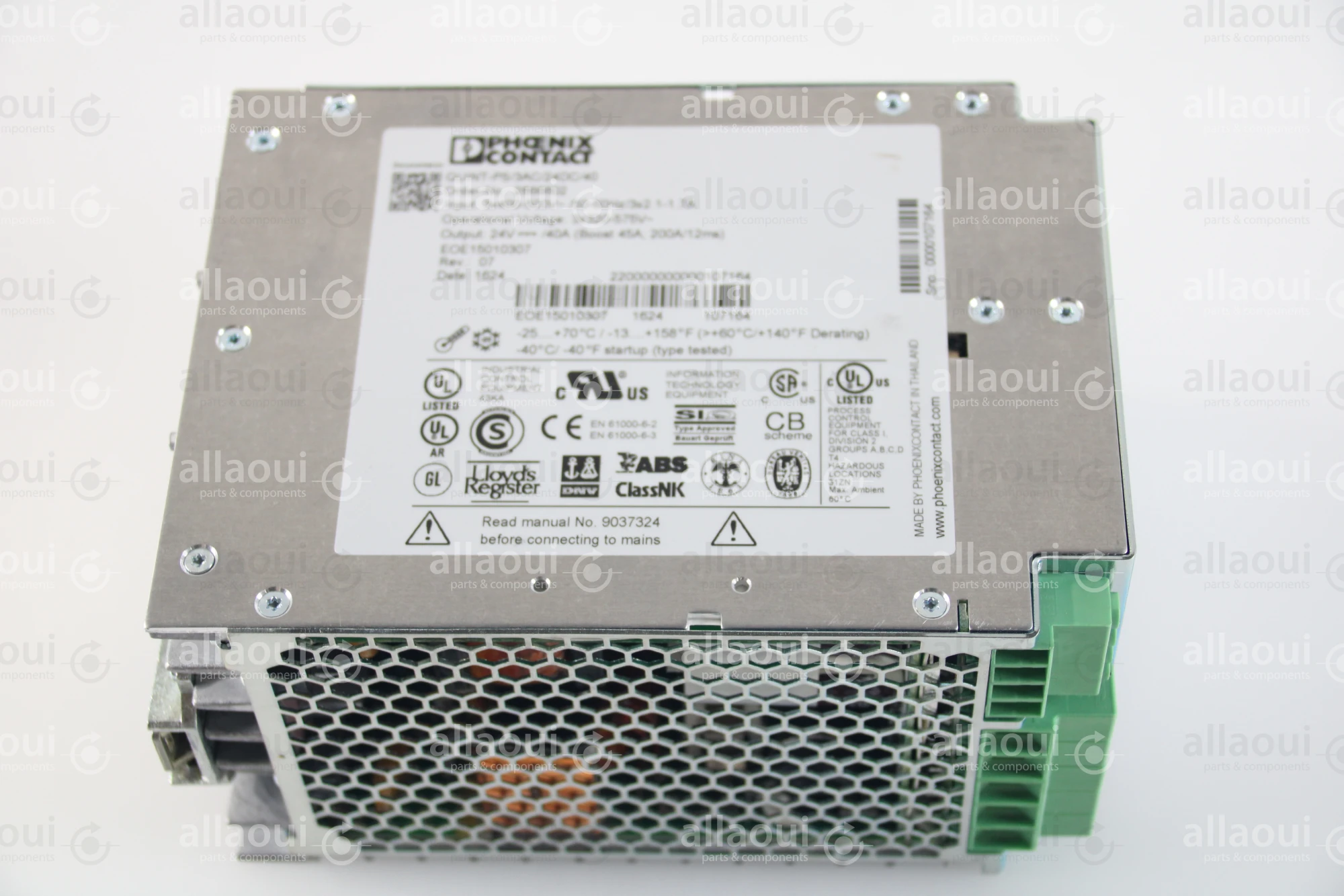 Phoenix Contact Power Supply QUINT-PS/3AC/24DC/40 Phoenix Contact Power Supply QUINT-PS/3AC/24DC/40