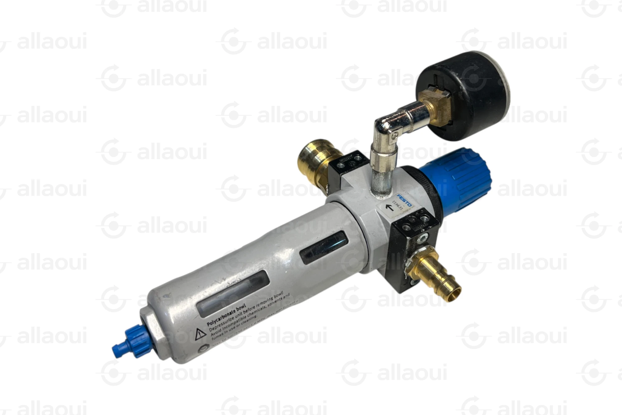 Festo Filter Regulator LFR-1/4-D-MINI 1400 l/min 0.5-12 bar 159631 Festo Filter Regulator LFR-1/4-D-MINI 1400 l/min 0.5-12 bar 159631