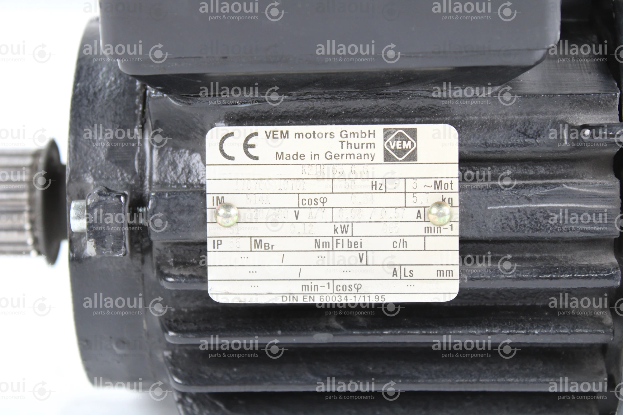 VEM Electrical Motor K21R-63-G6 VEM Electrical Motor K21R-63-G6