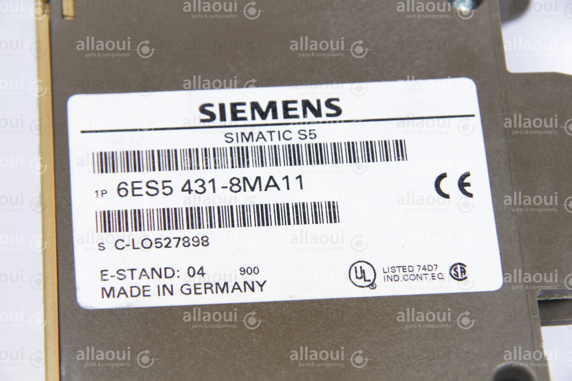 Siemens Analog Output 6ES5 431-8MA11 E-Stand:04 Siemens Analog Output 6ES5 431-8MA11 E-Stand:04