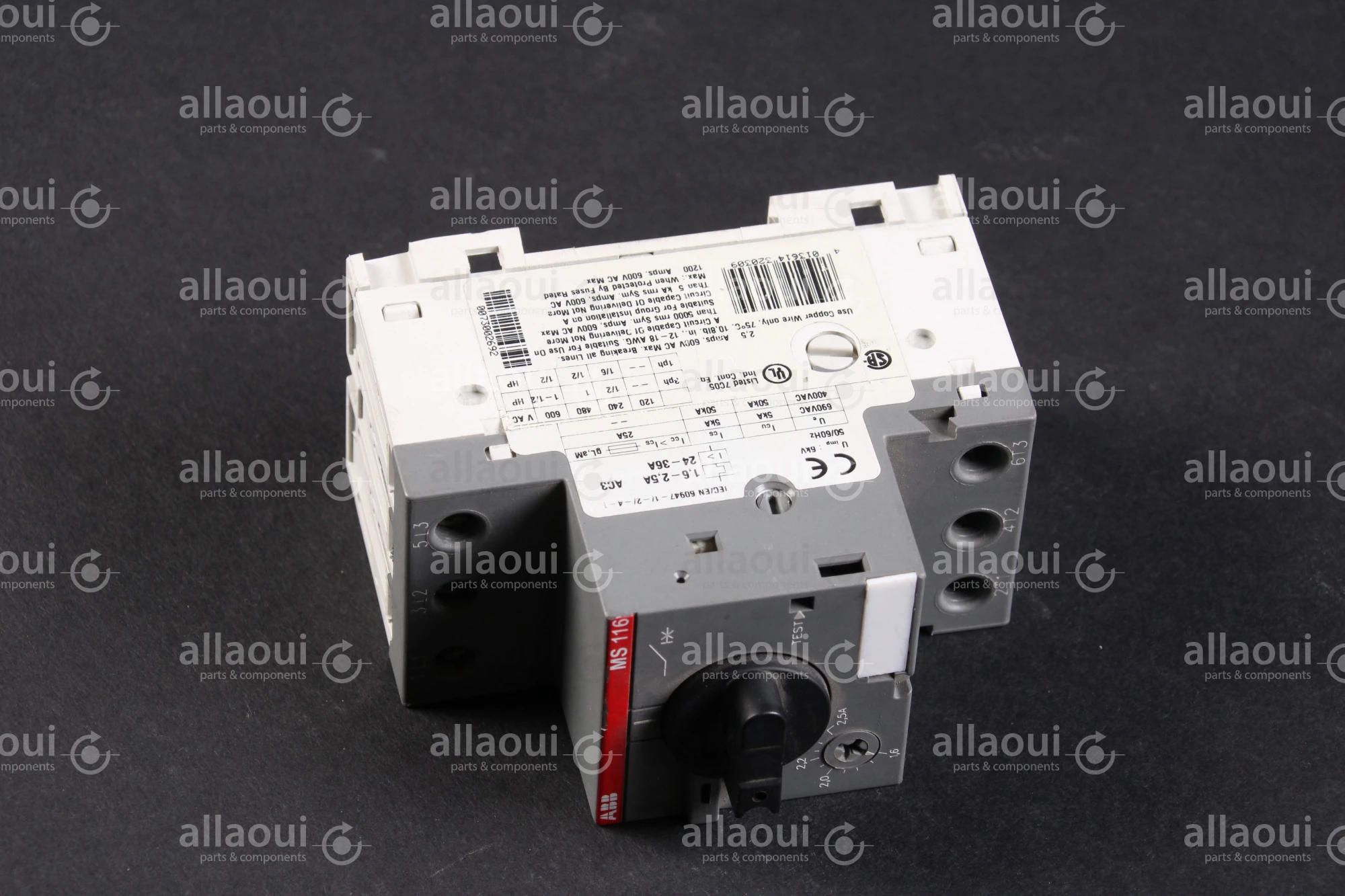 ABB Motor Circuit Breaker MS116 ABB Motor Circuit Breaker MS116