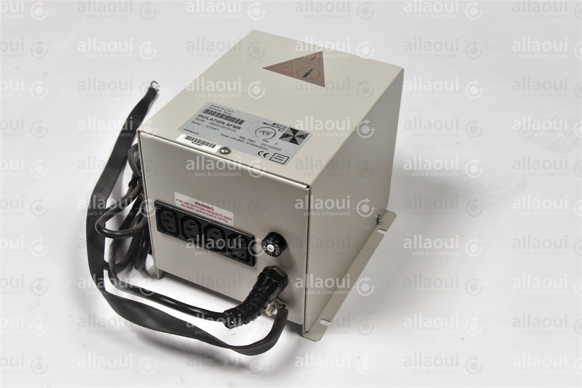 GMI Graphics Microsystems Transformer Isolation XFMR 090G100137-04 GMI Graphics Microsystems Transformer Isolation XFMR 090G100137-04