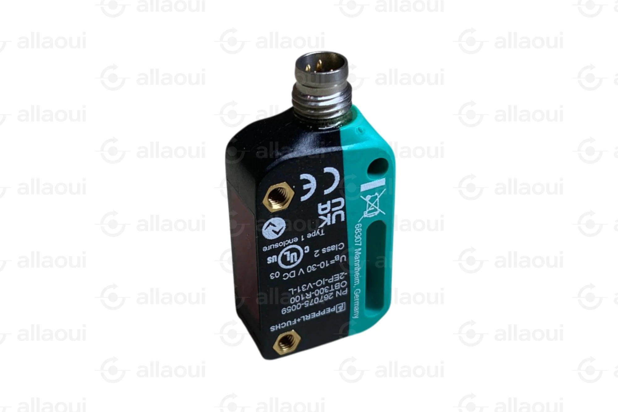 PEPPERL+FUCHS Triangulation Sensor (BGS) OBT300-R100-2EP-IO-V31-L Laser Class 1 OBT300-R100-2EP-IO-V31-L PEPPERL+FUCHS Triangulation Sensor (BGS) OBT300-R100-2EP-IO-V31-L Laser Class 1 OBT300-R100-2EP-IO-V31-L