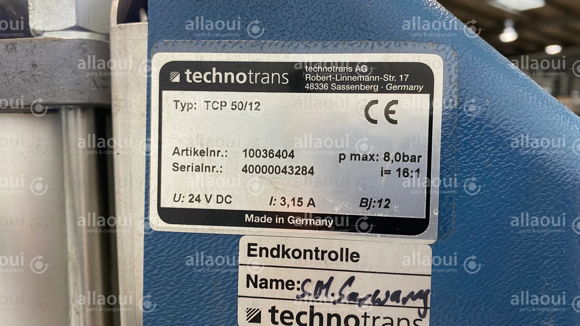 Technotrans Container Ink Pumps 4 Pieces incl. Control Module TCP 50/12 Technotrans Container Ink Pumps 4 Pieces incl. Control Module TCP 50/12