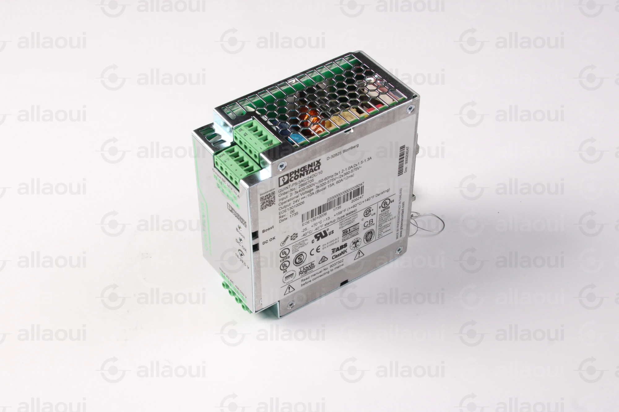 Phoenix Contact Power Supply QUINT-PS/3AC/24DC/10 Phoenix Contact Power Supply QUINT-PS/3AC/24DC/10