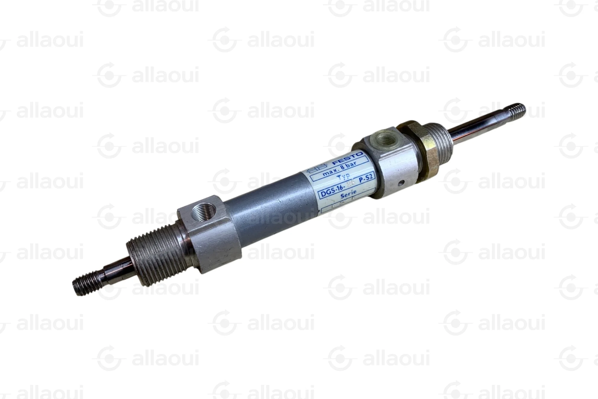 Festo Pneumatic Cylinder 16mm Bore 25mm Stroke Double-Acting DGS-16-25-P-S2 Festo Pneumatic Cylinder 16mm Bore 25mm Stroke Double-Acting DGS-16-25-P-S2