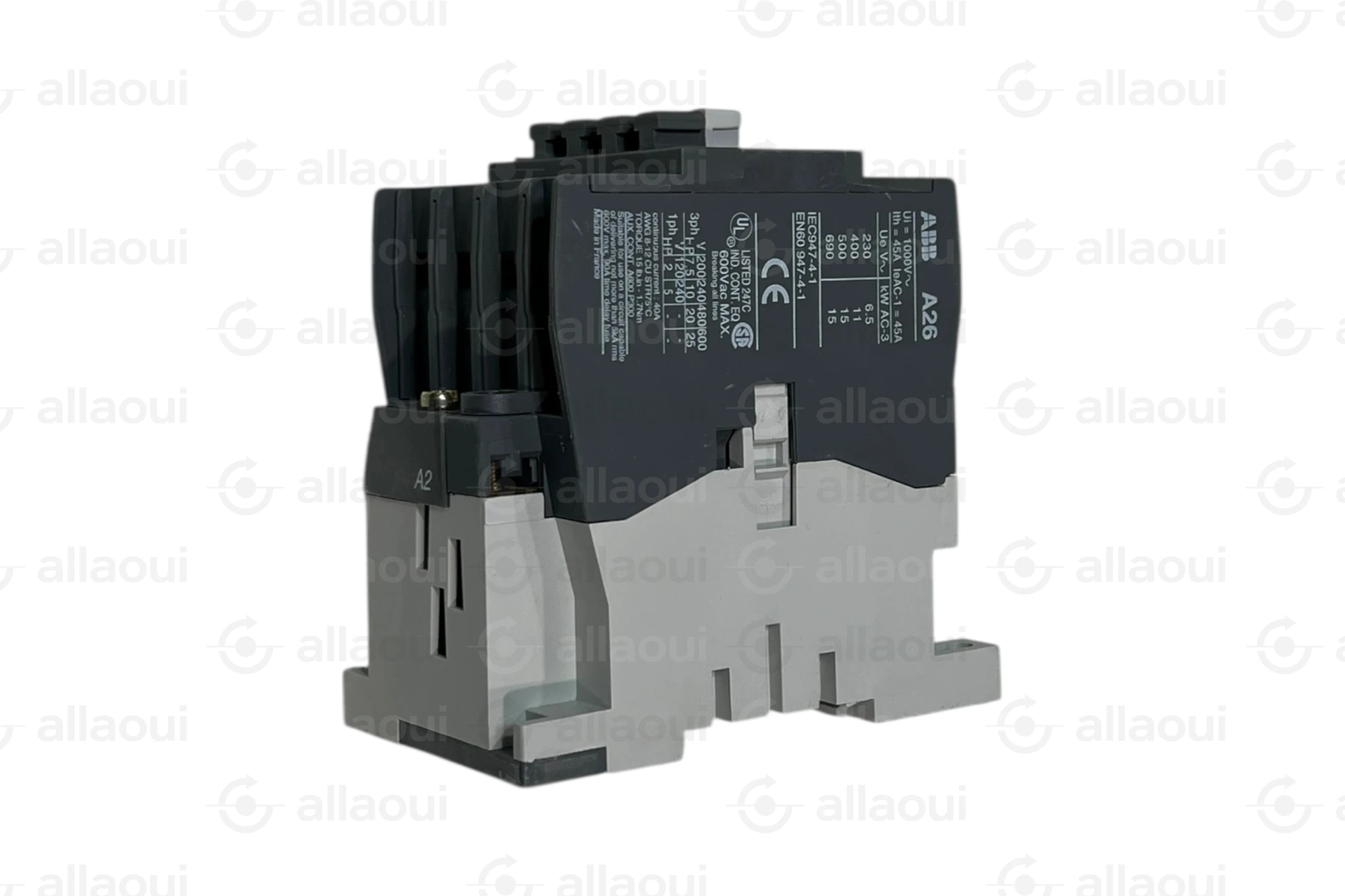 ABB Contactor 220-230V 50Hz / 230-240V 60Hz 3NO 1NC A26-30-10