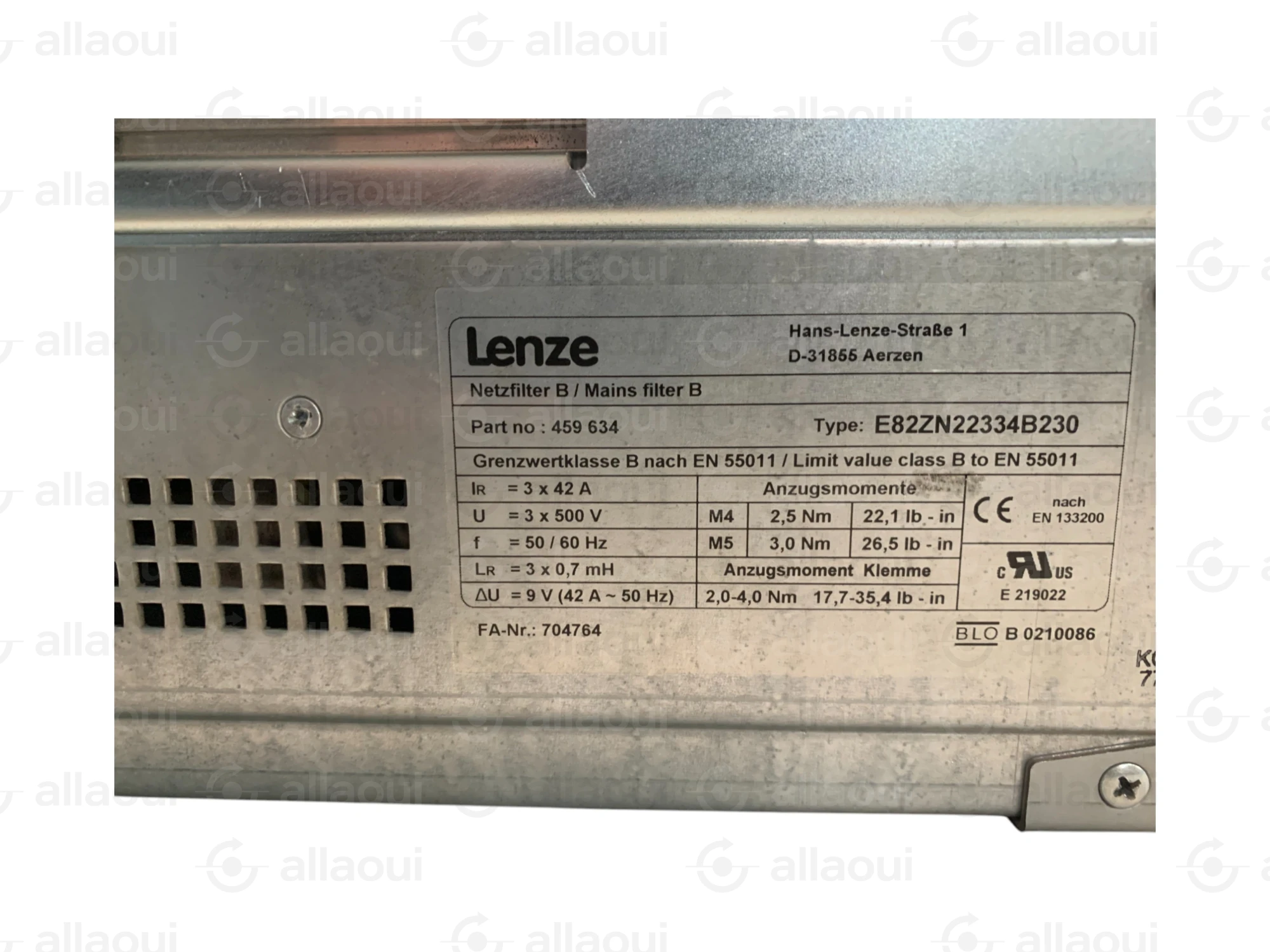 Lenze Frequency Inverter E82ZN22334B230 Lenze Frequency Inverter E82ZN22334B230