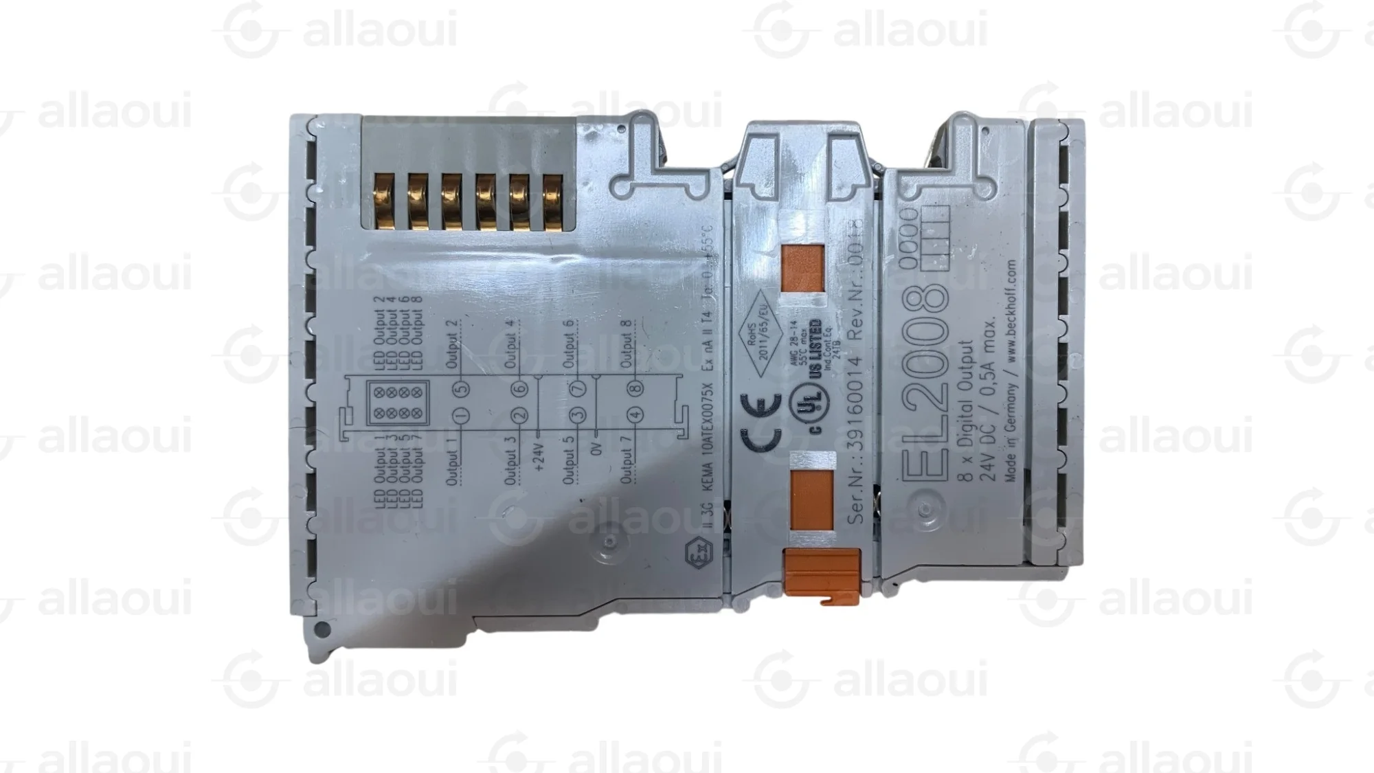 Beckhoff Beckhoff EL2008-0000 8-Channel Digital Output Terminal 24VDC EL2008-0000 Beckhoff Beckhoff EL2008-0000 8-Channel Digital Output Terminal 24VDC EL2008-0000