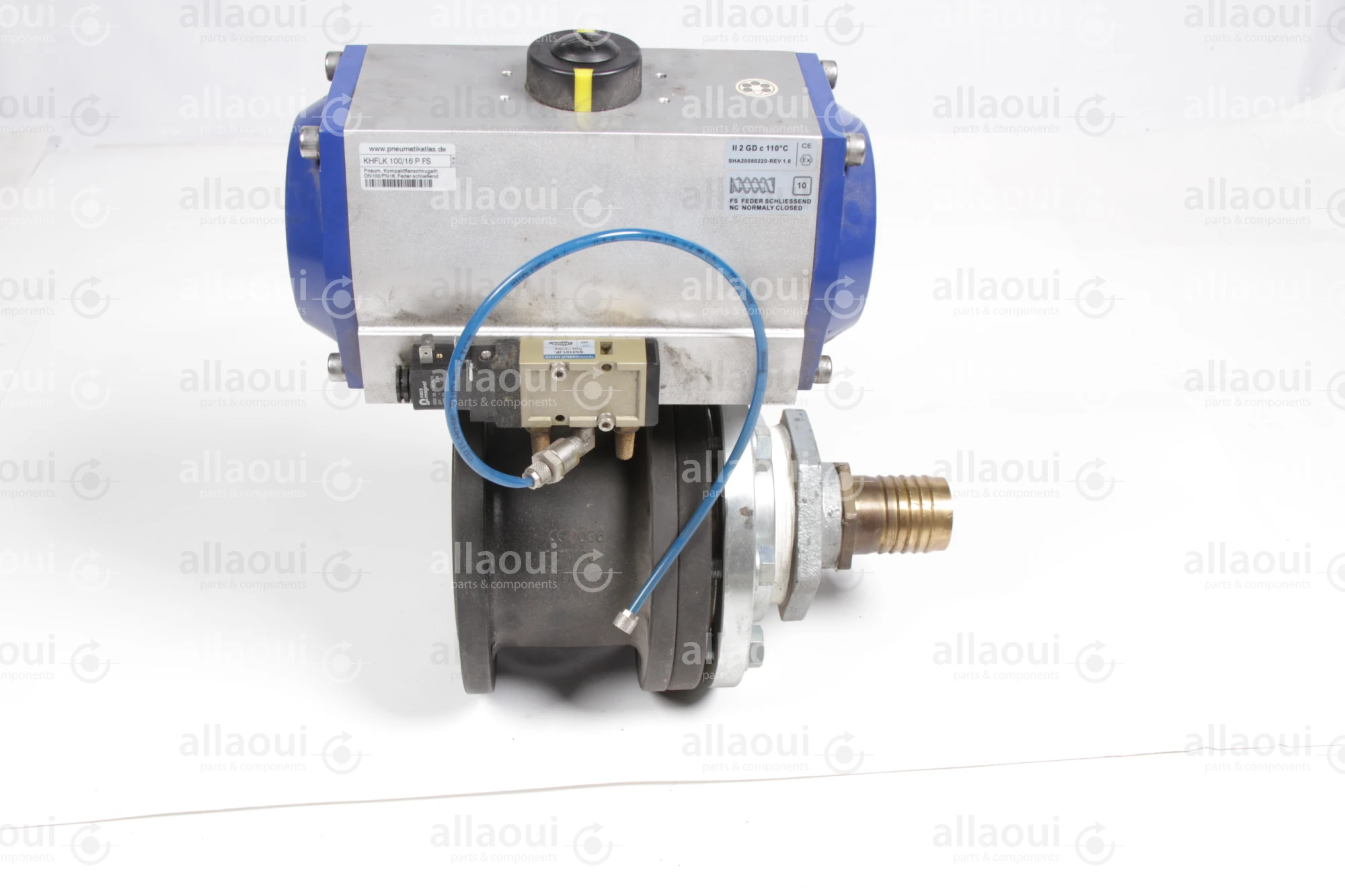 Landefeld Pneum. Kompaktflanschkugelh. KHFLK 100/16 P FS Landefeld Pneum. Kompaktflanschkugelh. KHFLK 100/16 P FS