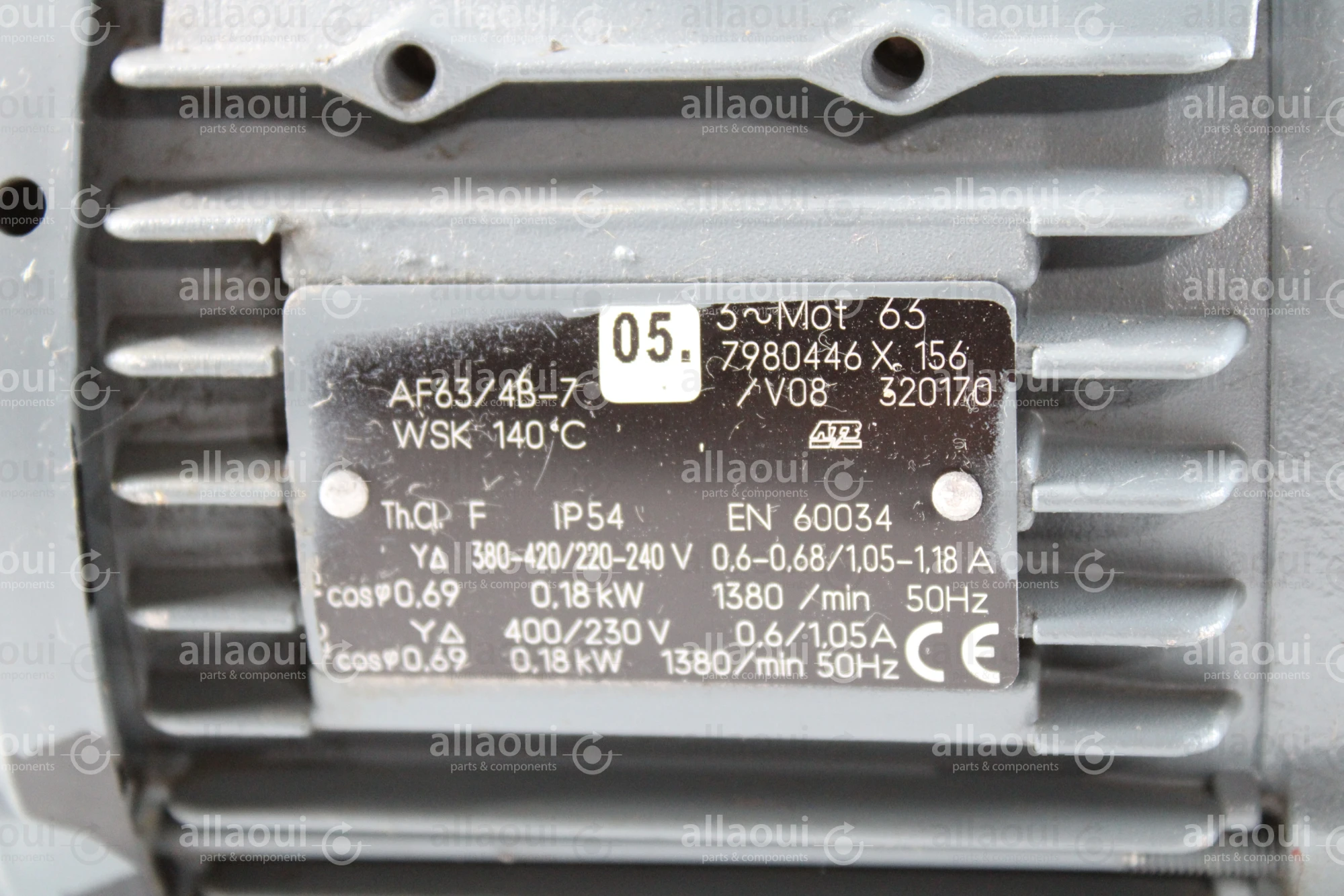Siemens Gear Motor AF63/4B-7 Siemens Gear Motor AF63/4B-7