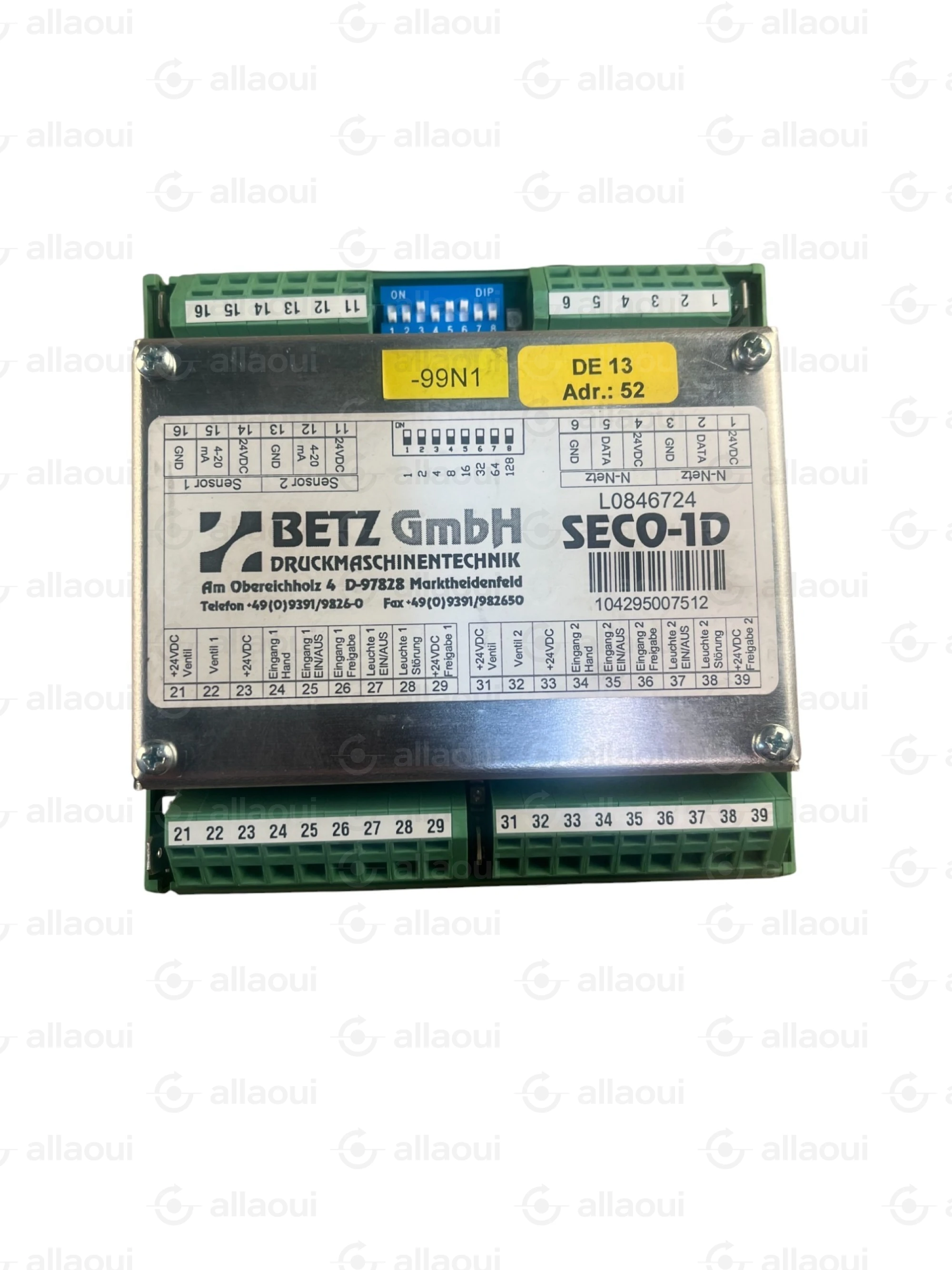 Betz GmbH Module L0846724 SECO-1D Betz GmbH Module L0846724 SECO-1D