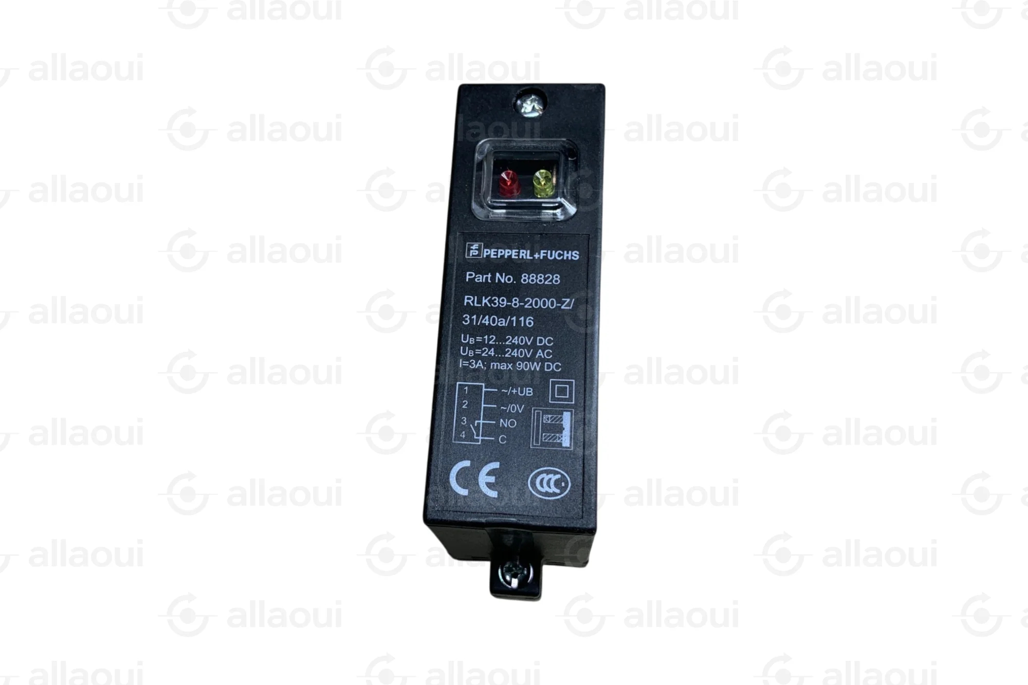 PEPPERL+FUCHS Reflection Light Sensor 0-2000 mm Range 3A Relay Output IP54 RLK39-8-2000-Z/31/40a/116