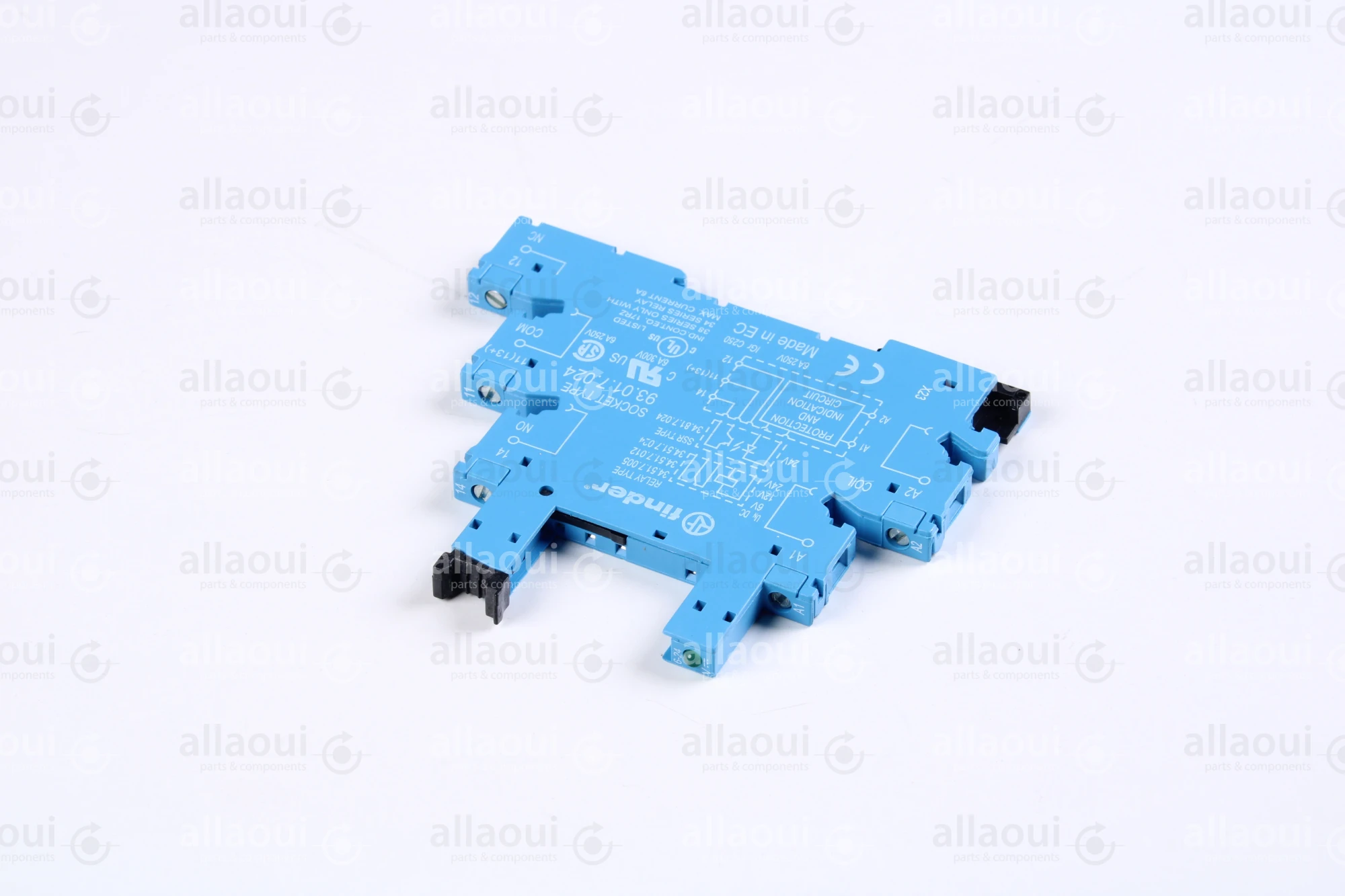Finder Relay socket with retaining bracket 93.01.7.024 Finder Relay socket with retaining bracket 93.01.7.024