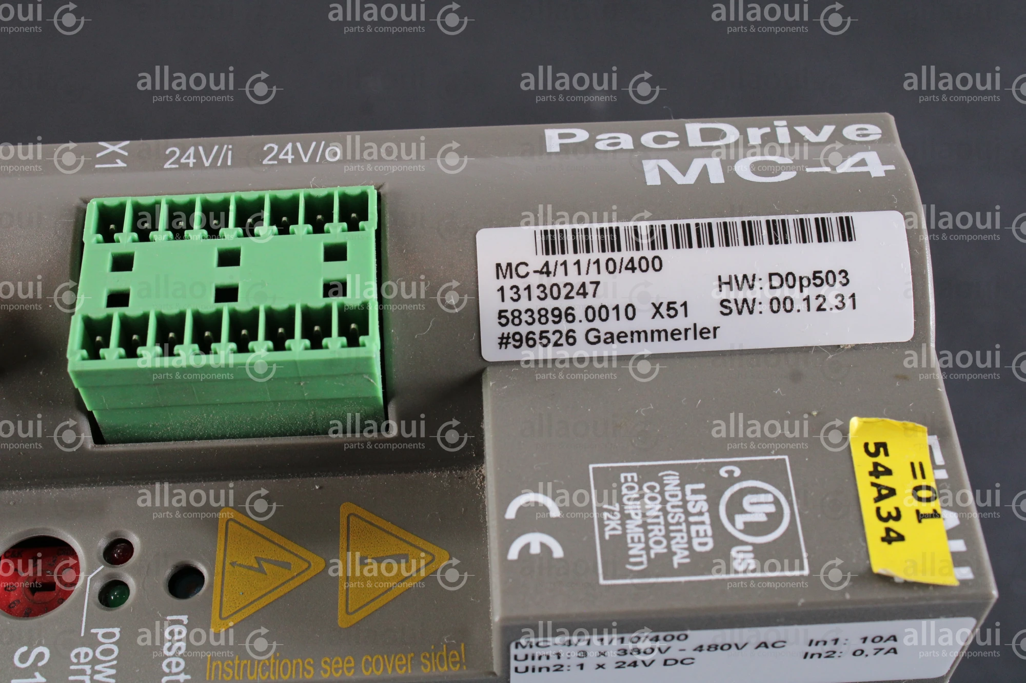 Schneider Electric Elau PacDrive MC-4 MC-4/11/10/400 Schneider Electric Elau PacDrive MC-4 MC-4/11/10/400