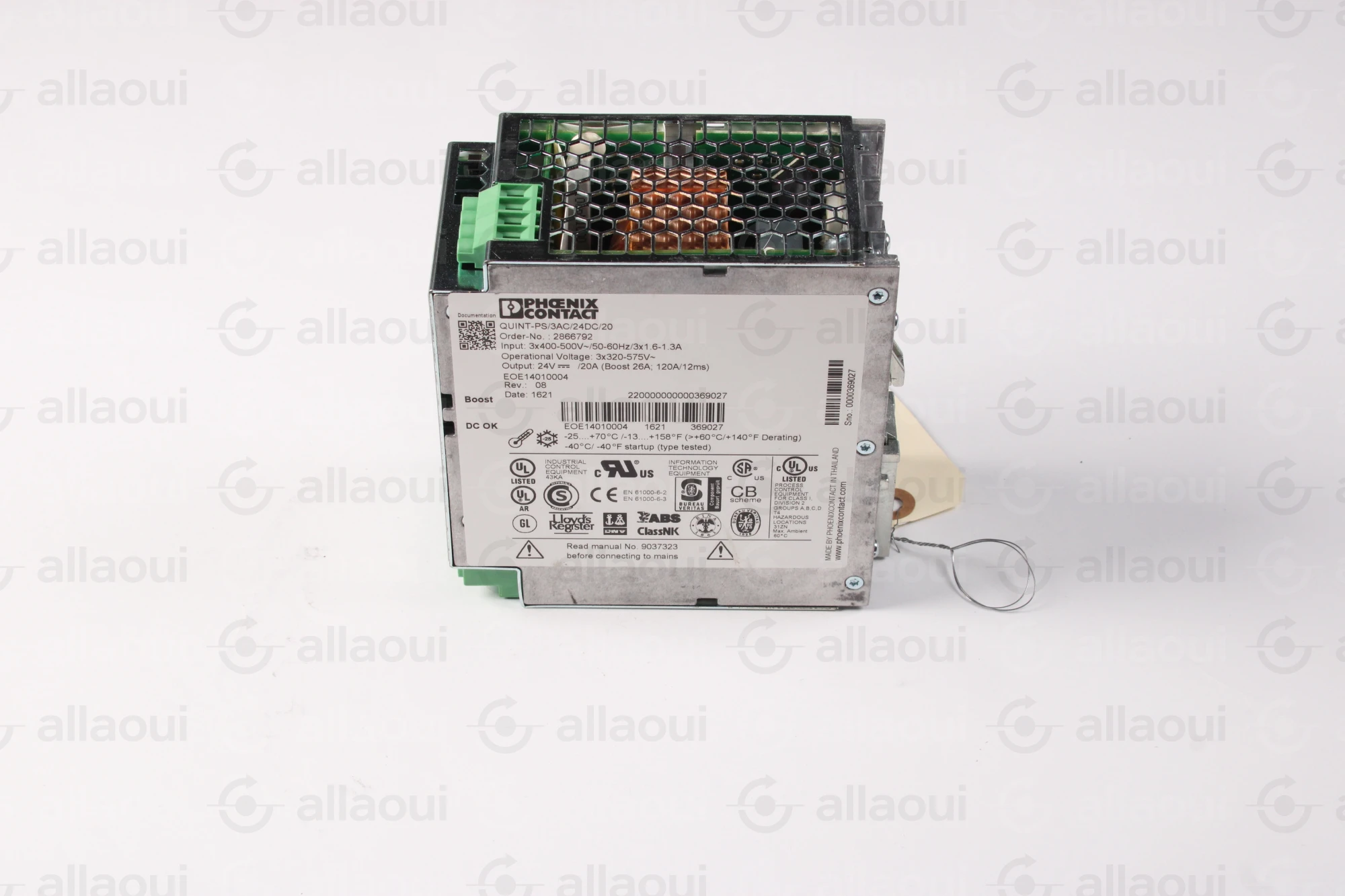 Phoenix Contact Power Supply QUINT-PS/3AC/24DC/10 Phoenix Contact Power Supply QUINT-PS/3AC/24DC/10