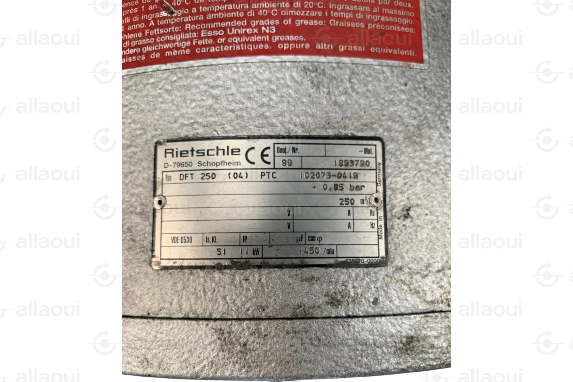 Rietschle Vacuum Pump DFT 250 (04) PTC