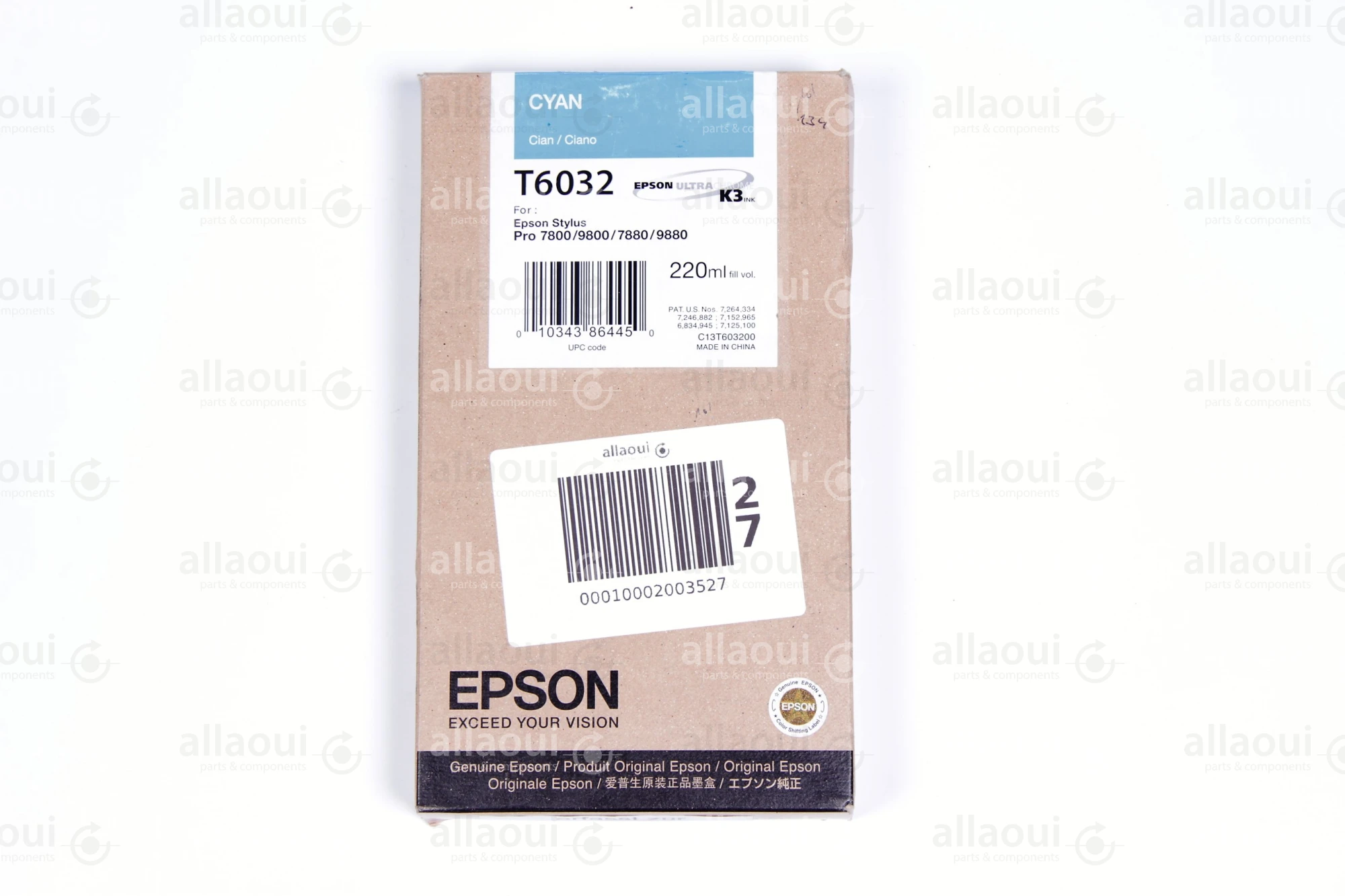 Epson Ink Cyan T6032 Epson Ink Cyan T6032