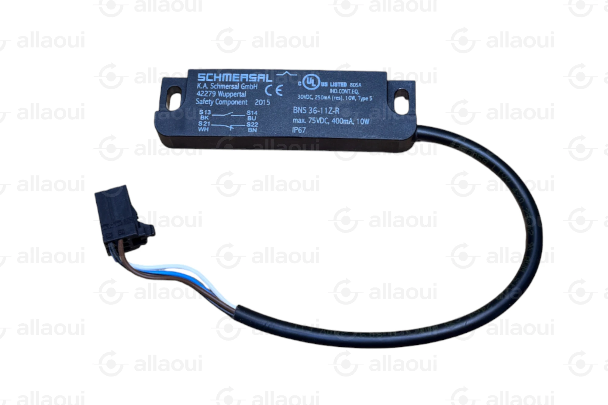 Schmersal Safety Sensor BNS 36 Series 1 NO/1 NC BNS 36-11Z-R Schmersal Safety Sensor BNS 36 Series 1 NO/1 NC BNS 36-11Z-R