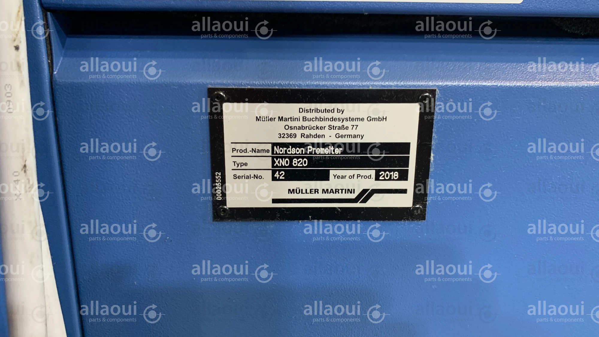 Nordson Premelter PUR Spine Glue XNO 820 Nordson Premelter PUR Spine Glue XNO 820