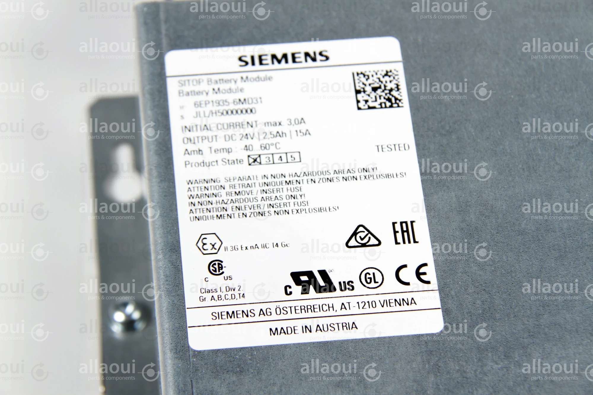 Siemens Sitop Battery Module 6EP19356MD31 Siemens Sitop Battery Module 6EP19356MD31