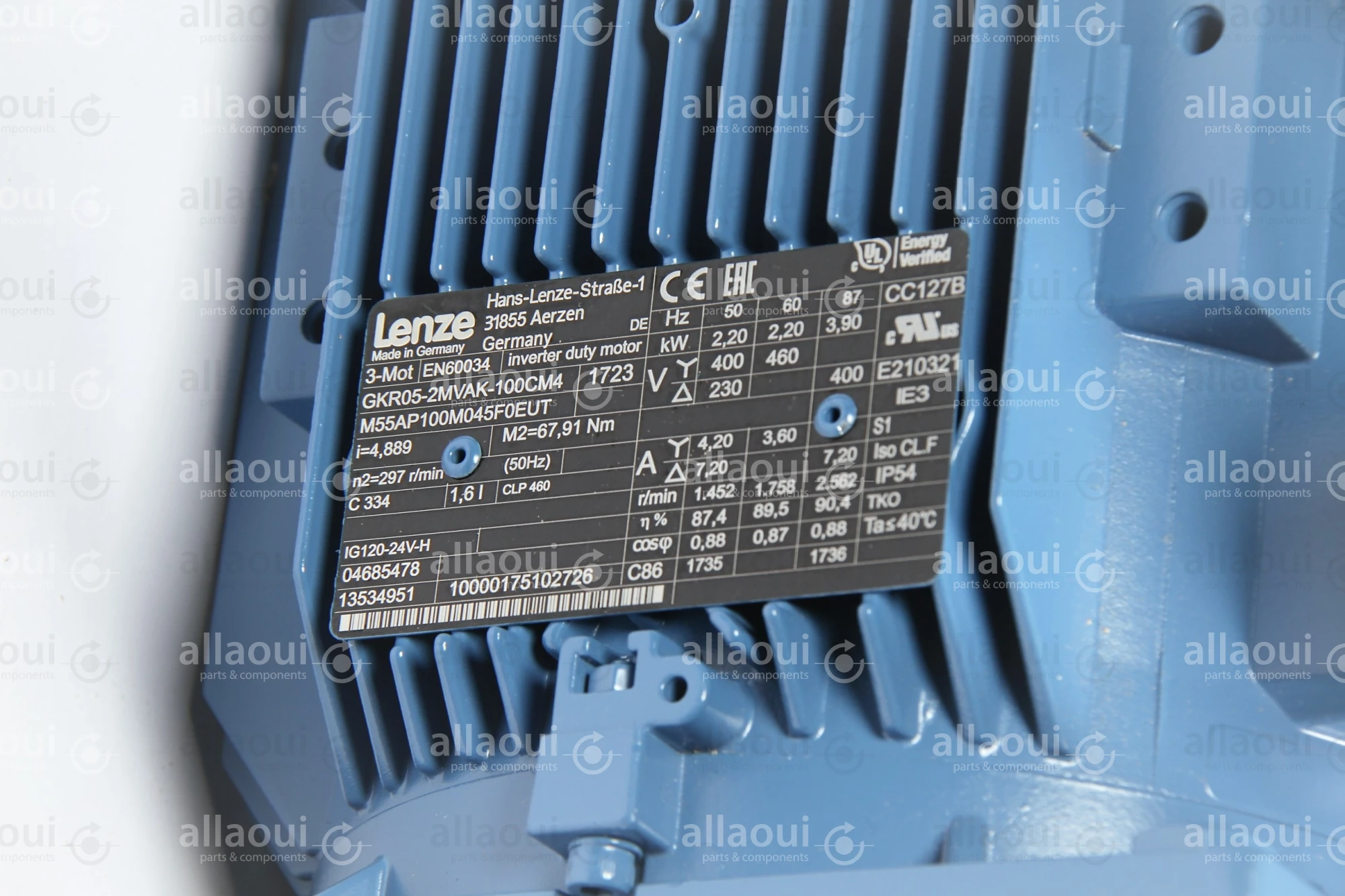 Lenze Motor B31 IL-2-2 Lenze Motor B31 IL-2-2