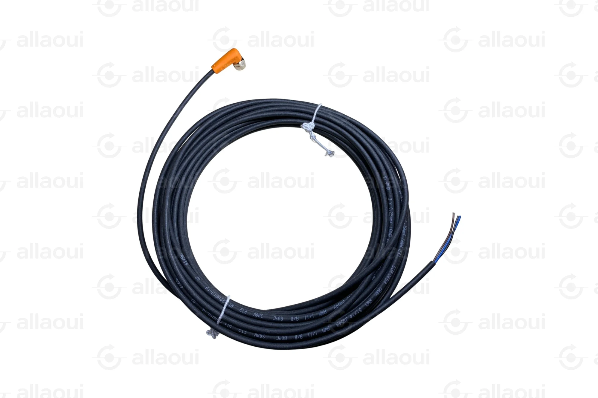 IFM Electronic M8 Connection Cable with Angled Connector 10m PUR AC/DC EVC146