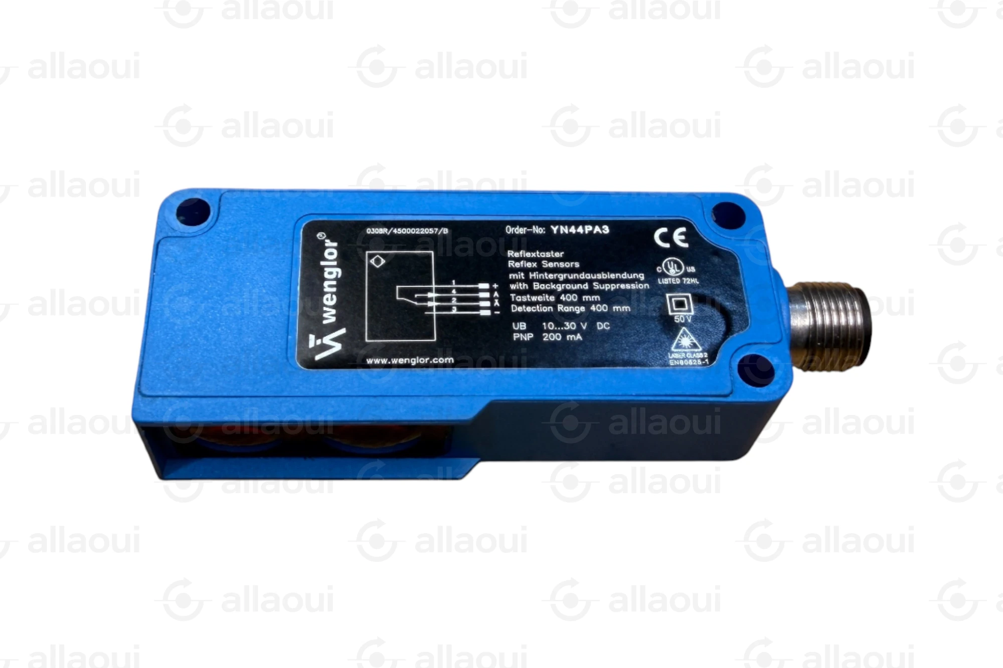 Wenglor Reflex Sensor with Background Suppression YN44PA3 YN44PA3 Wenglor Reflex Sensor with Background Suppression YN44PA3 YN44PA3