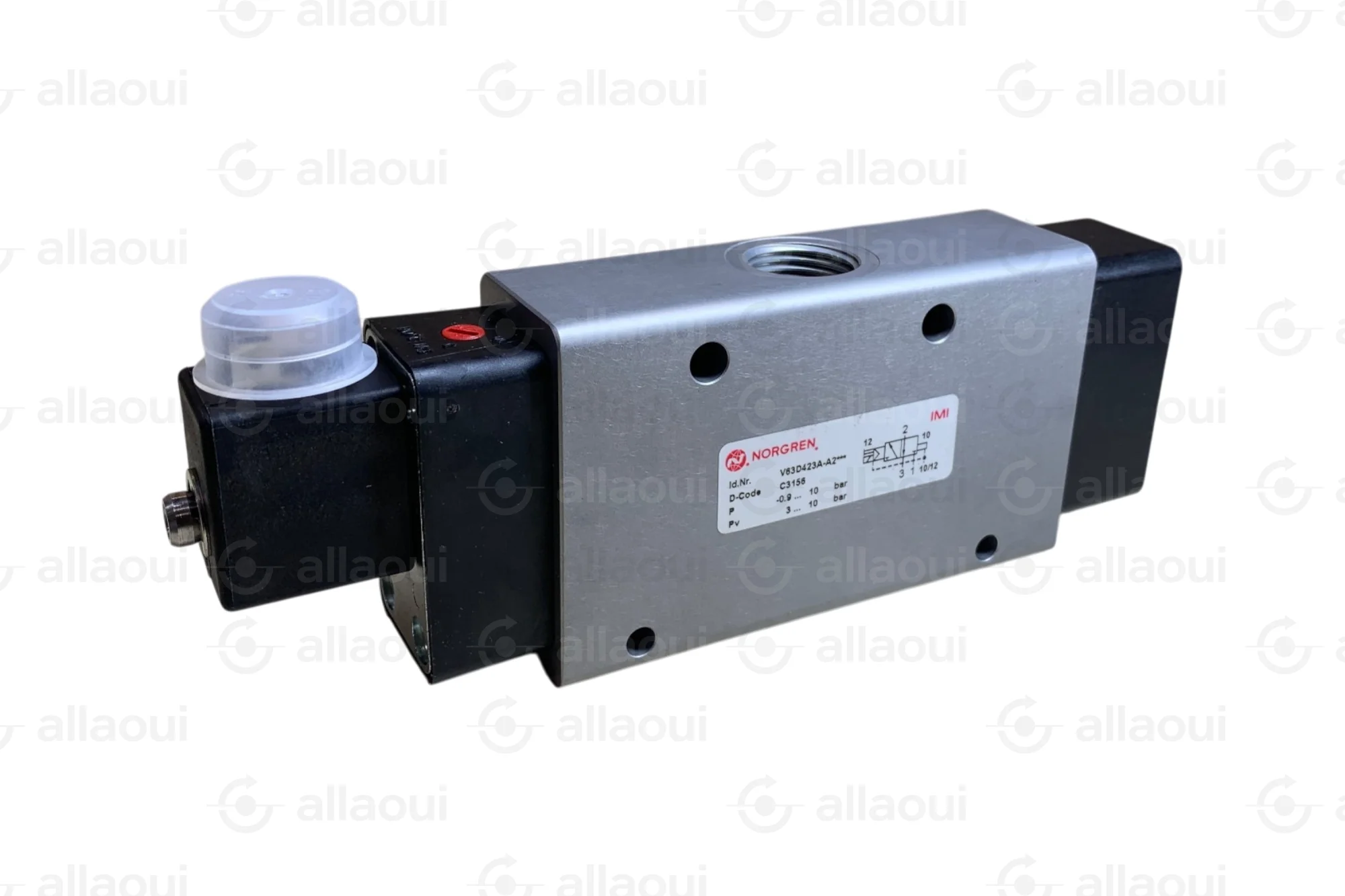 Norgren Solenoid Valve 3/2 Way G1/2 NC 24V DC V63D423A-A213J